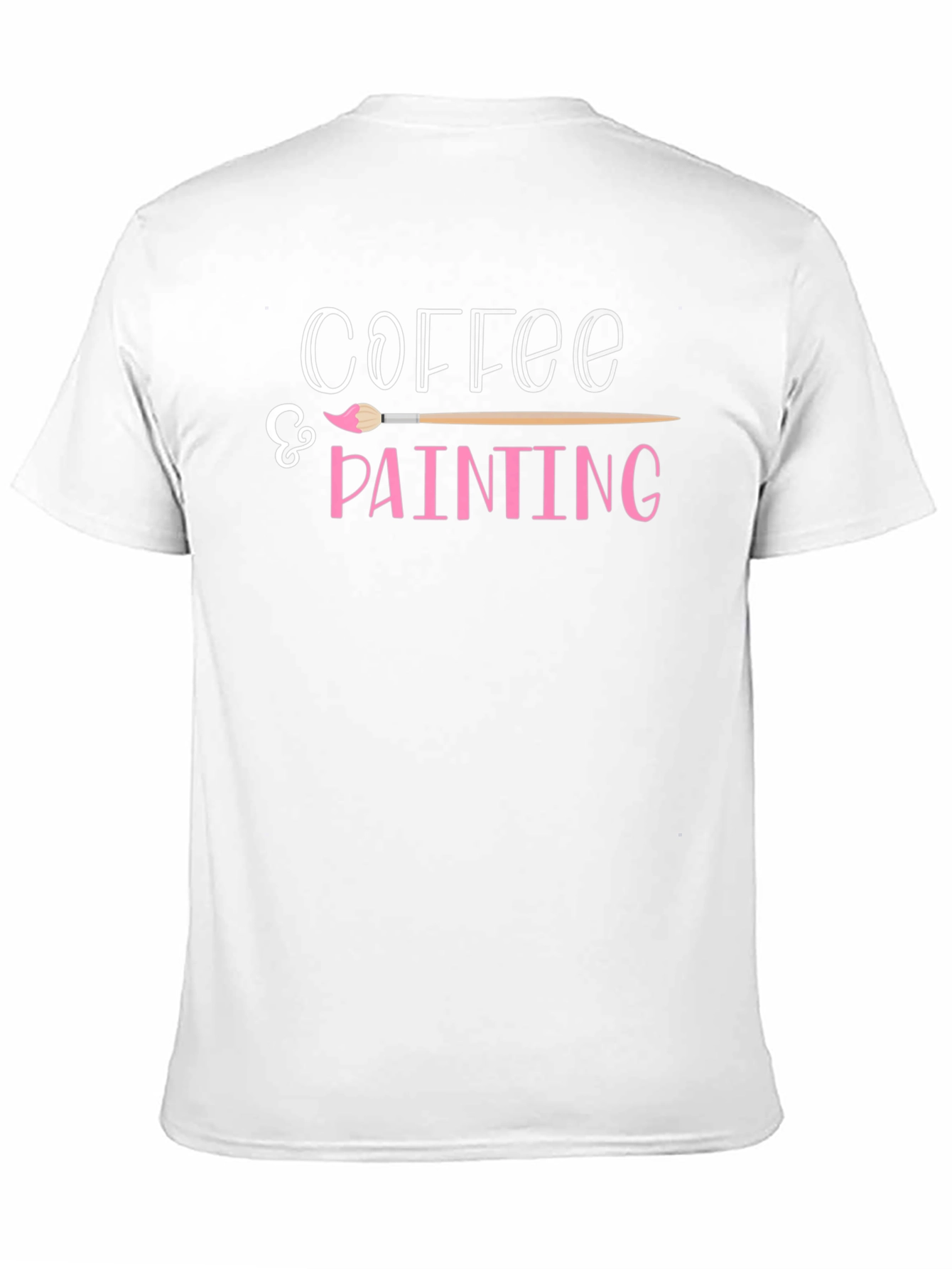 Coffee & Painting T-Shirt - Artsy Graphic Tee