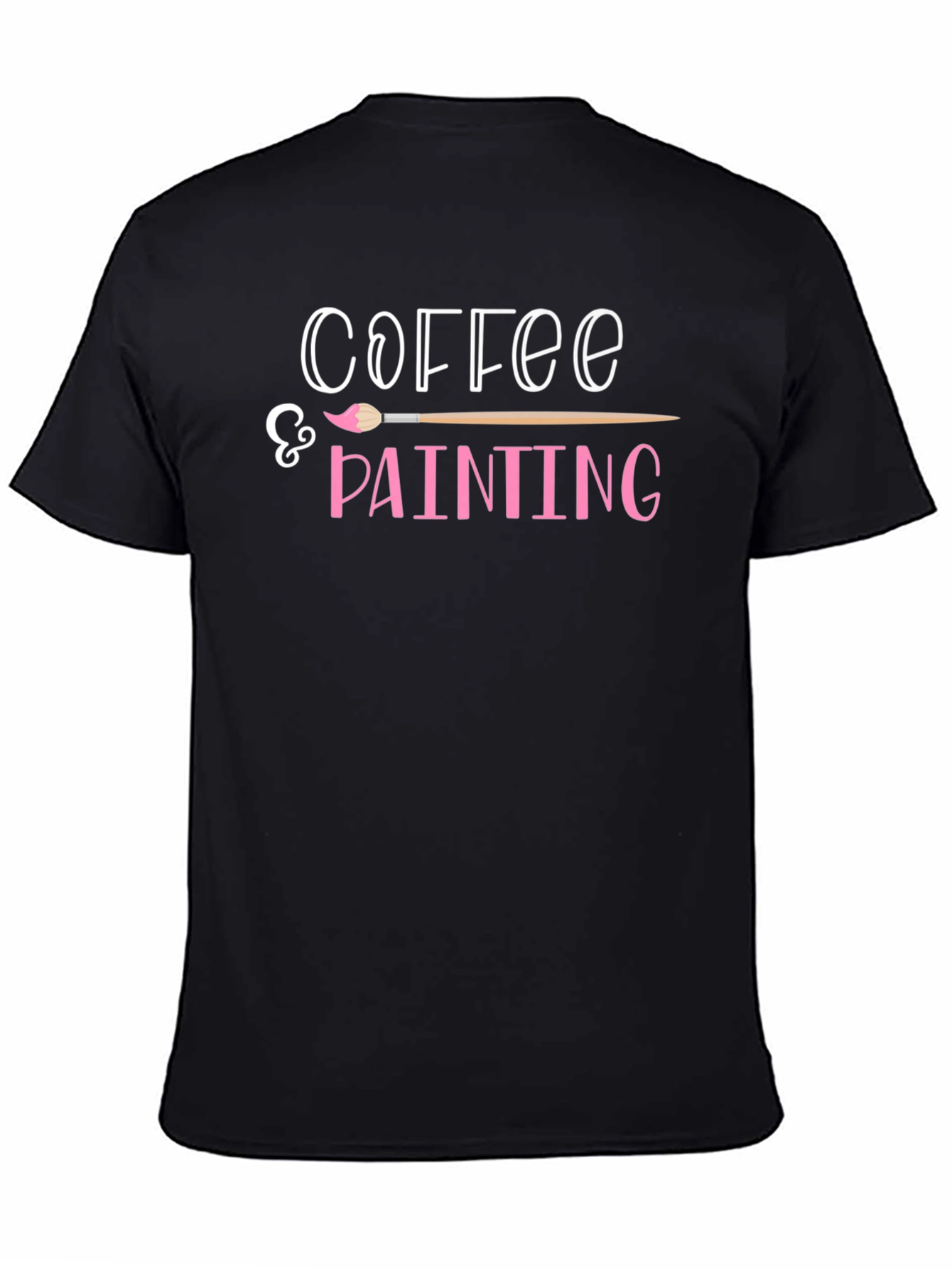 Coffee & Painting T-Shirt - Artsy Graphic Tee