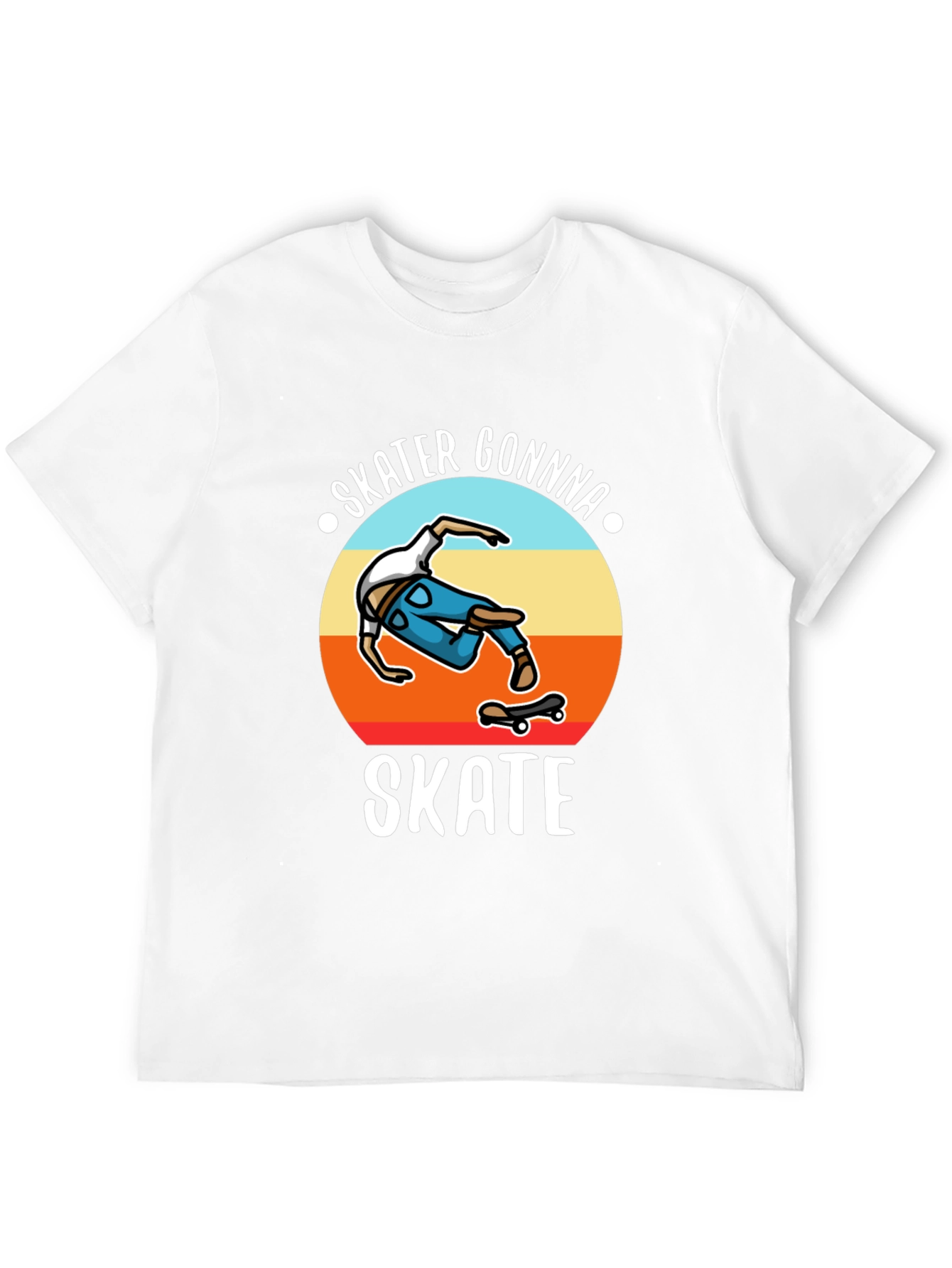 Skater Gonna Skate Graphic T-Shirt Black