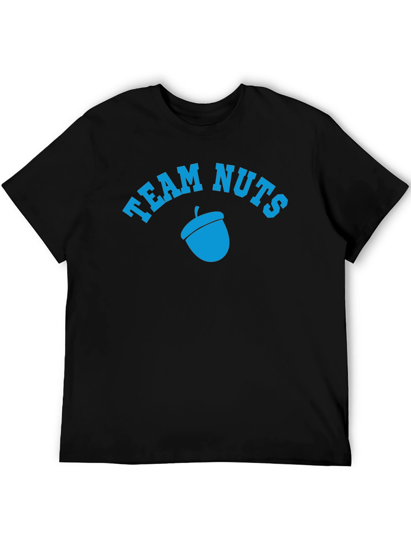 Team Nuts Acorn Graphic Black T-Shirt