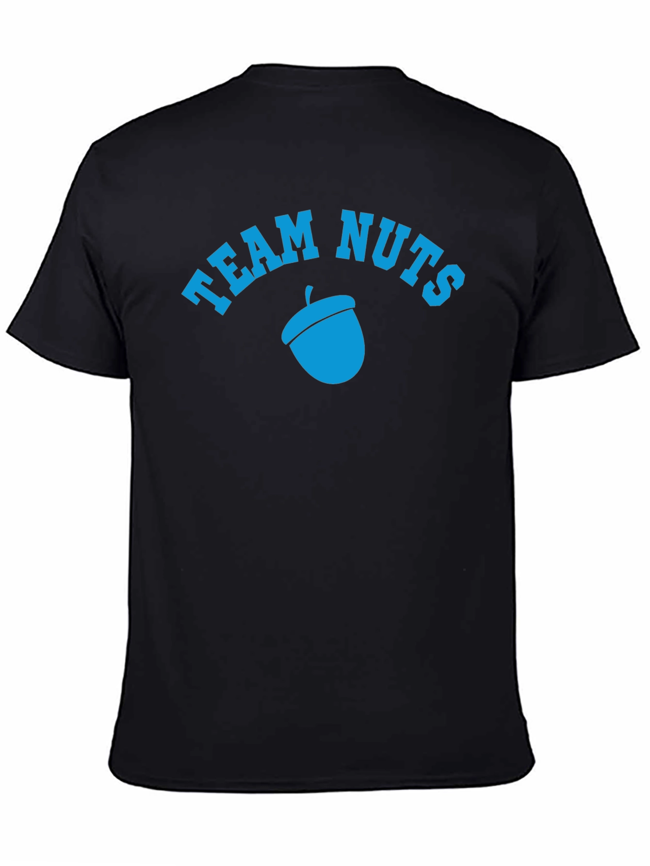 Team Nuts Acorn Graphic Black T-Shirt