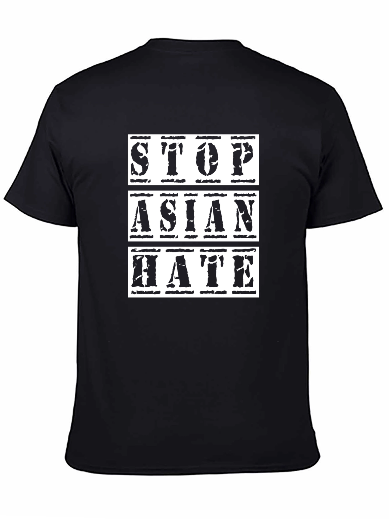 Stop Asian Hate Black T-Shirt