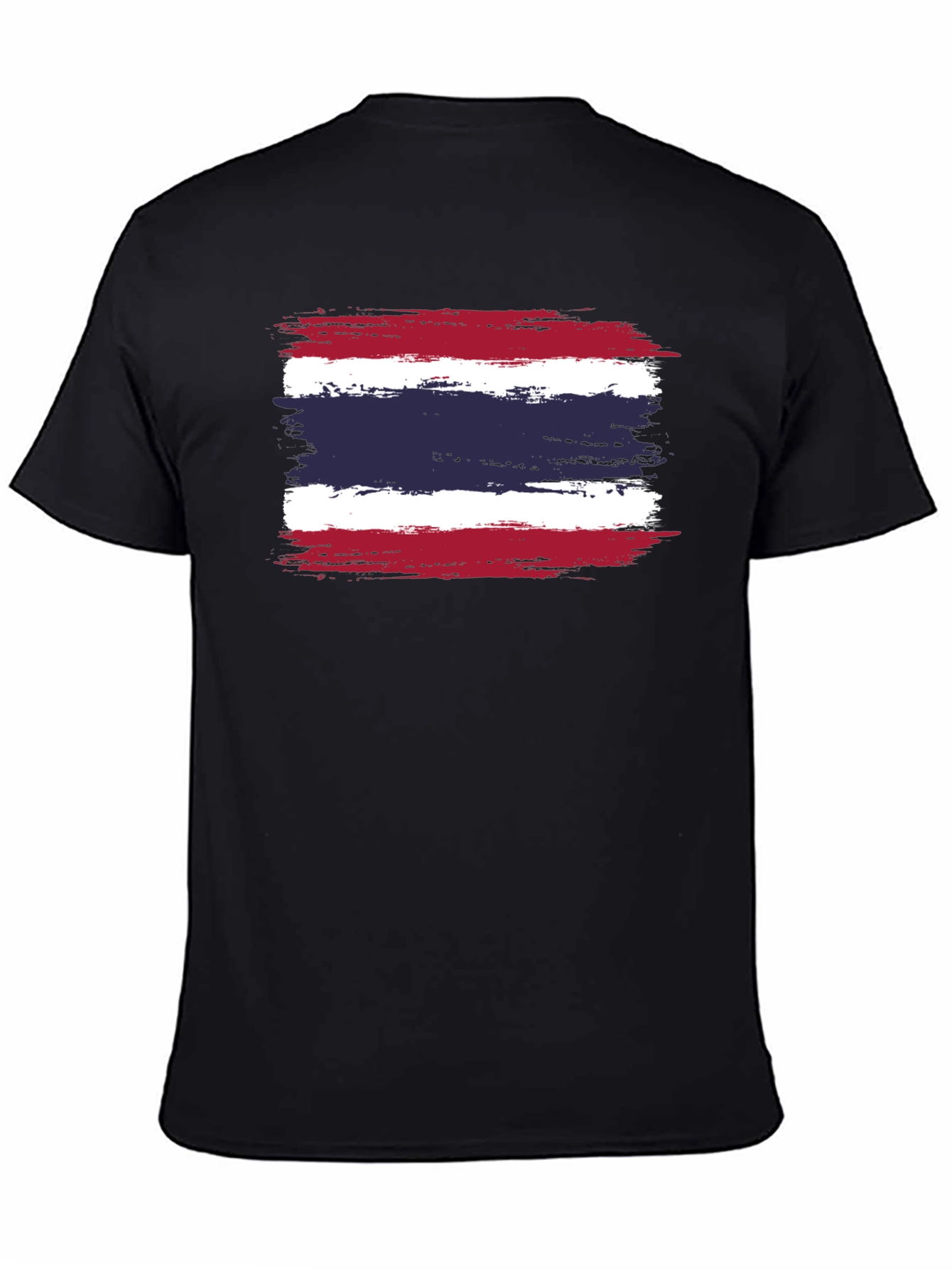 Thailand Flag T-Shirt - Distressed Grunge Style