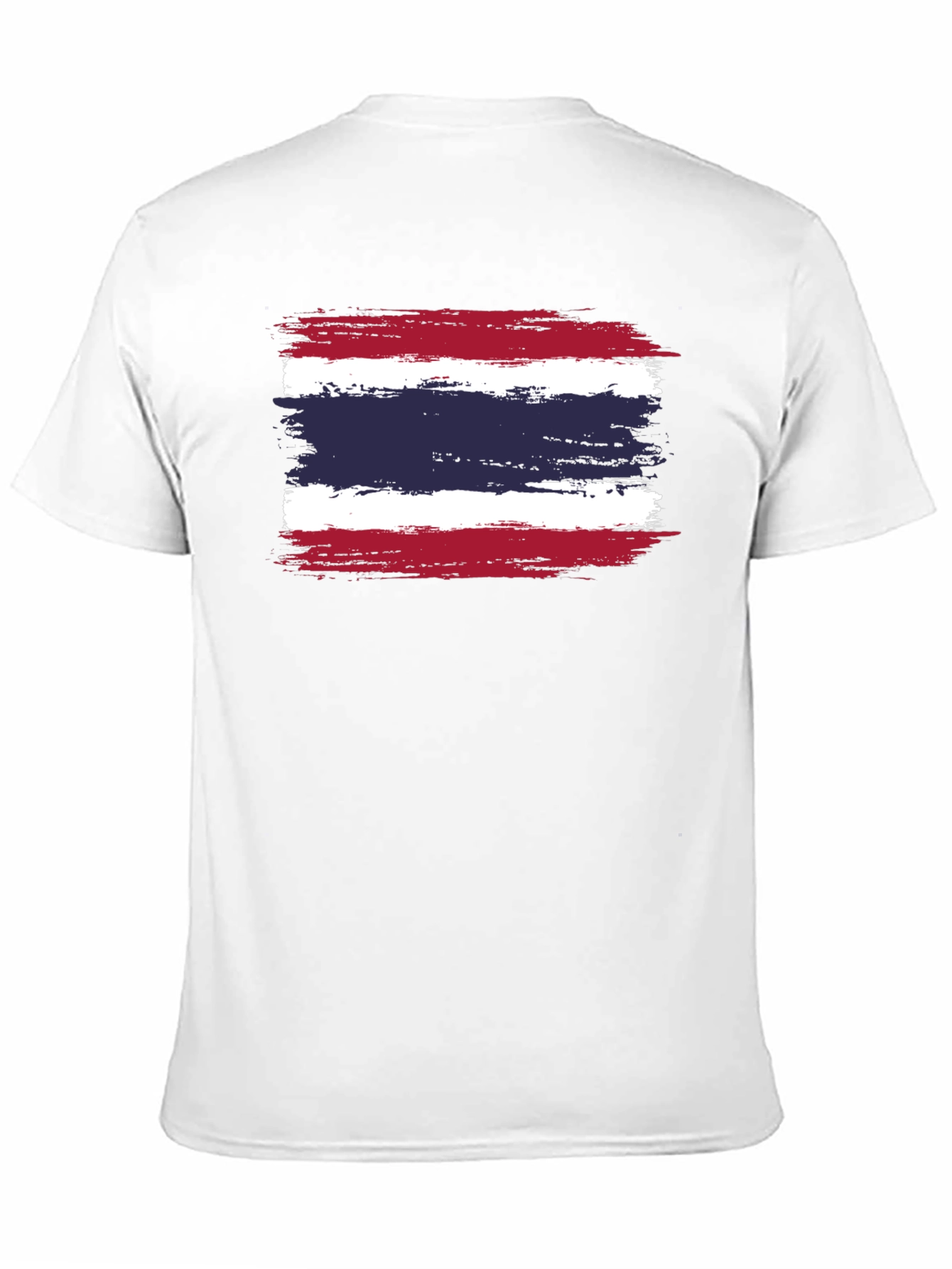Thailand Flag T-Shirt - Distressed Grunge Style