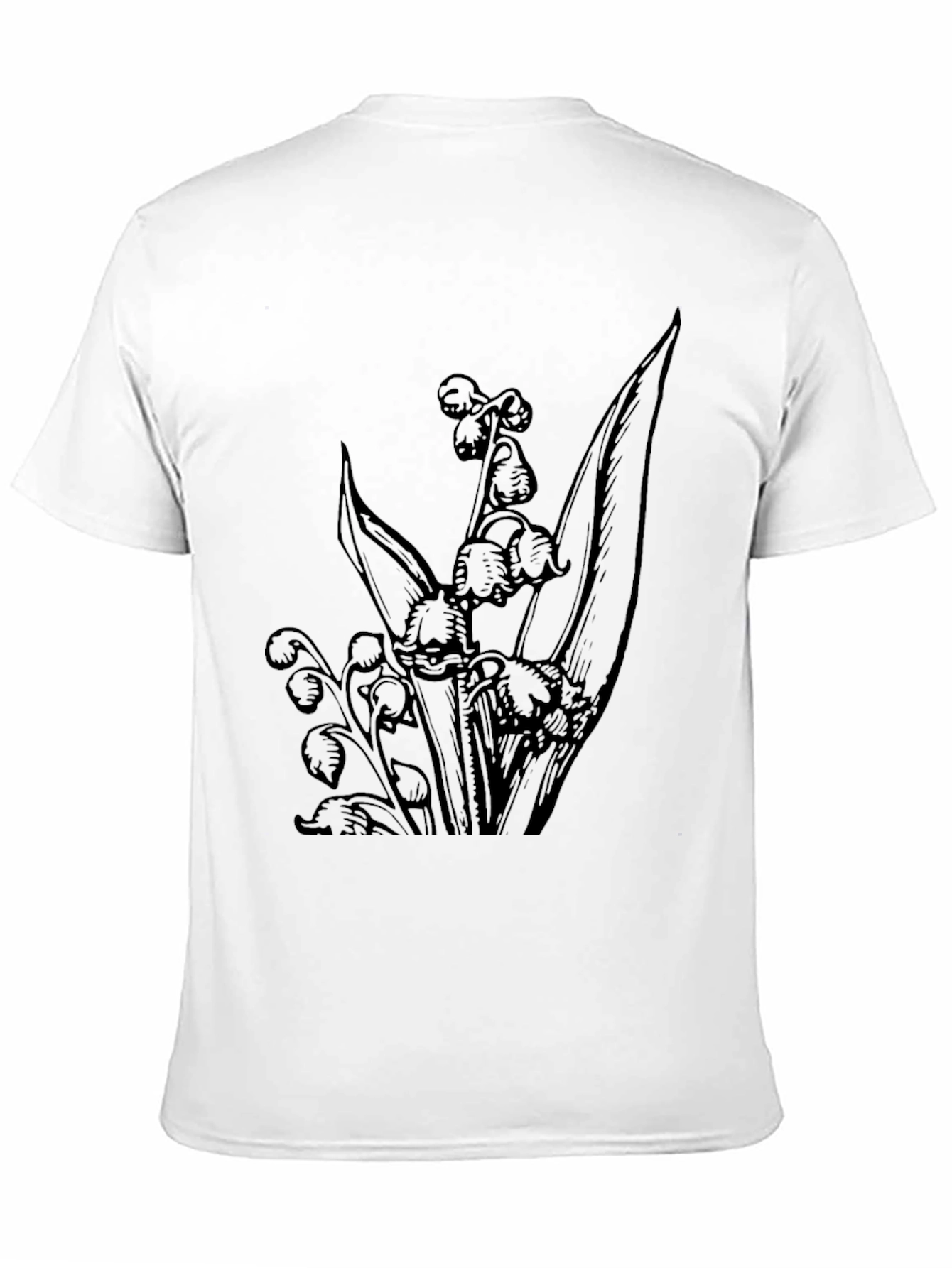 Black Lily of the Valley Graphic Tee