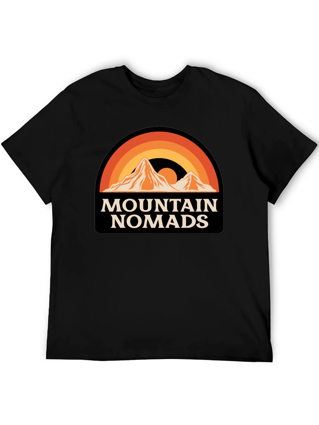 Mountain Nomads Graphic T-Shirt - Retro Outdoor Apparel