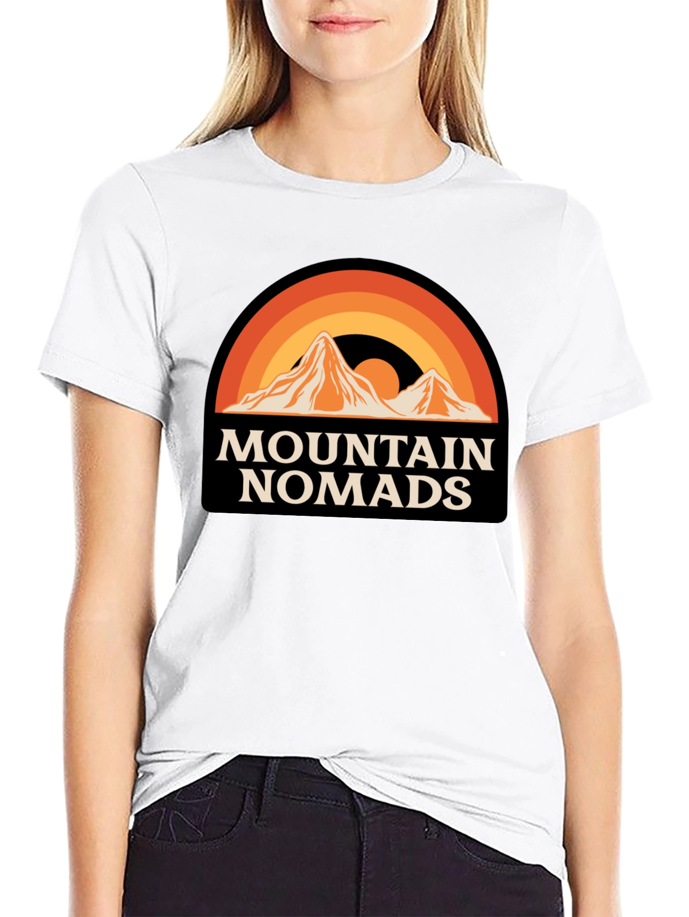 Mountain Nomads Graphic T-Shirt - Retro Outdoor Apparel