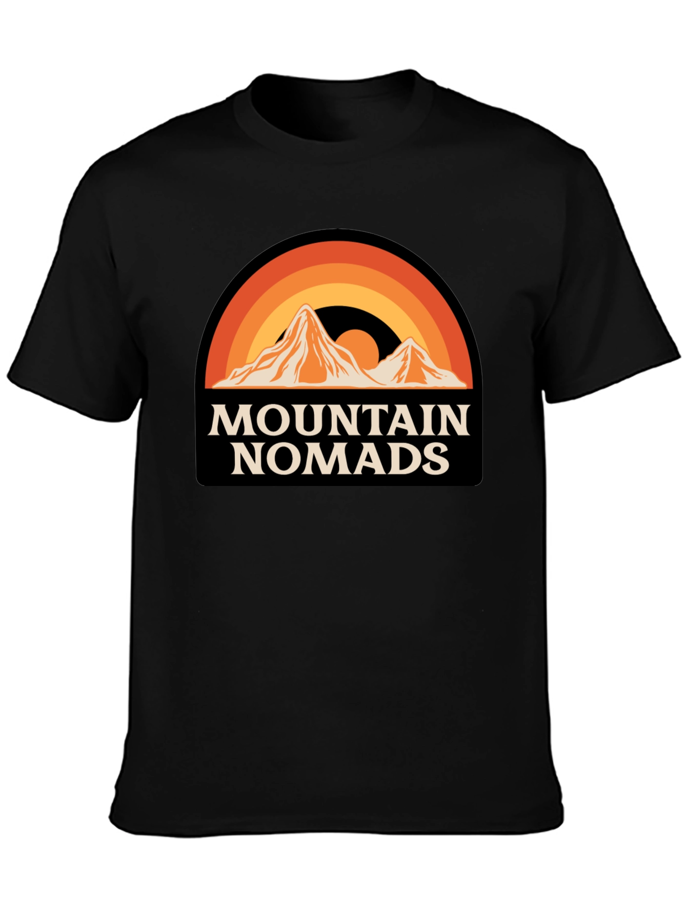 Mountain Nomads Graphic T-Shirt - Retro Outdoor Apparel