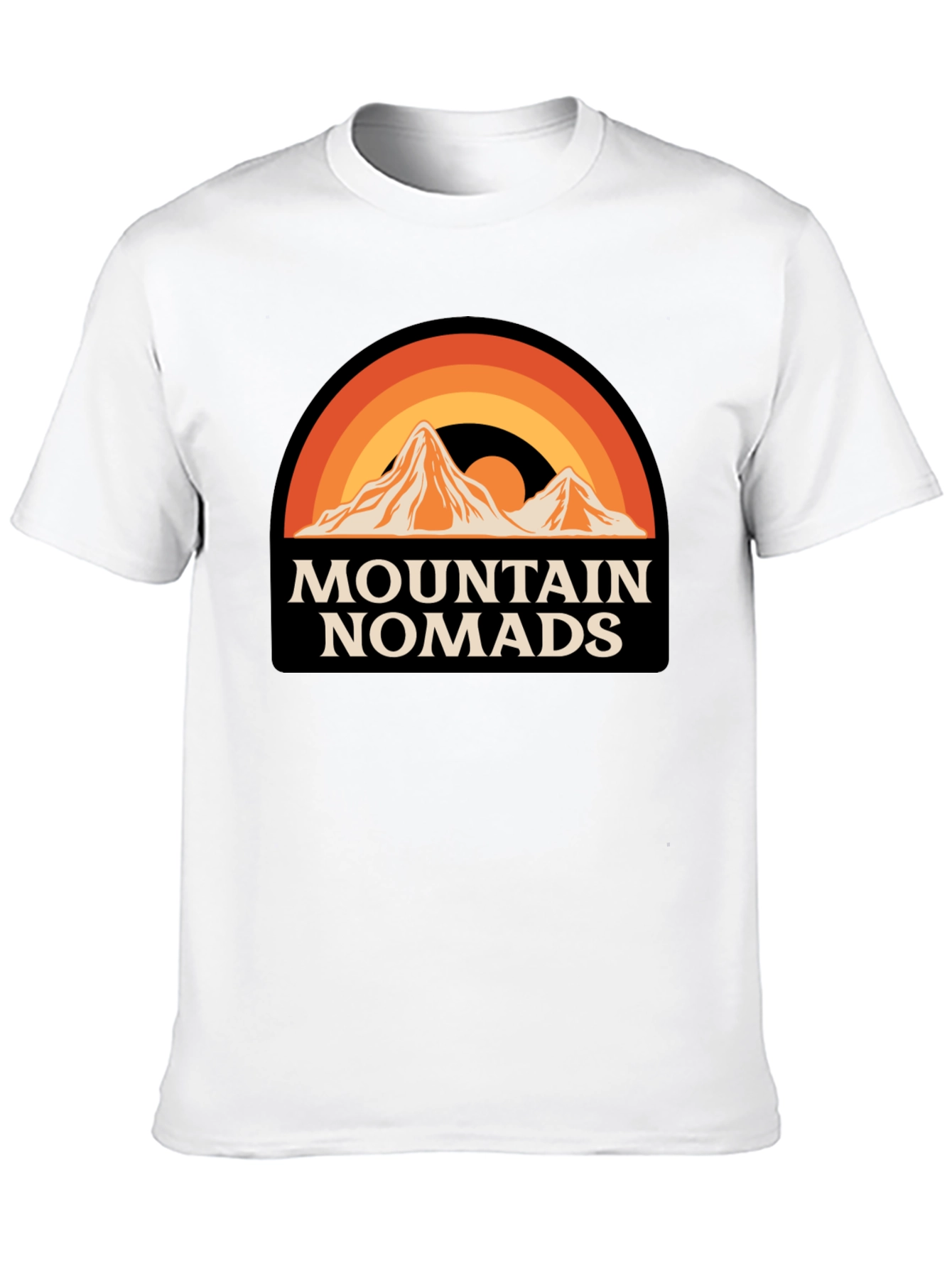 Mountain Nomads Graphic T-Shirt - Retro Outdoor Apparel
