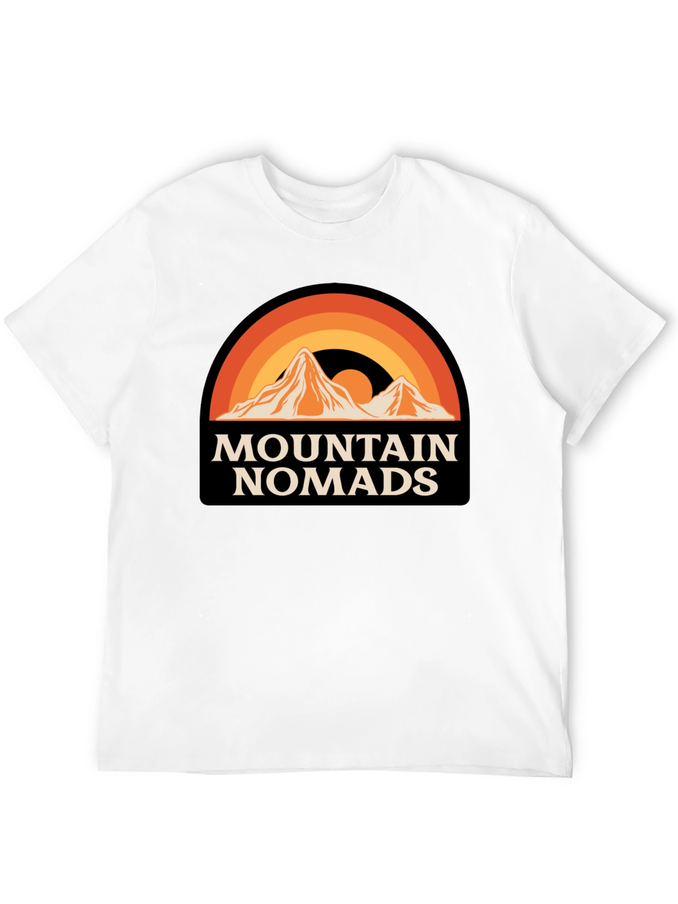 Mountain Nomads Graphic T-Shirt - Retro Outdoor Apparel