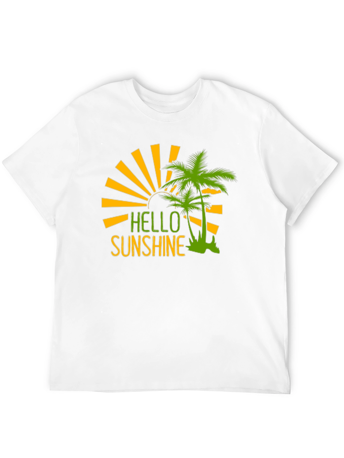 Hello Sunshine Palm Tree Graphic Tee