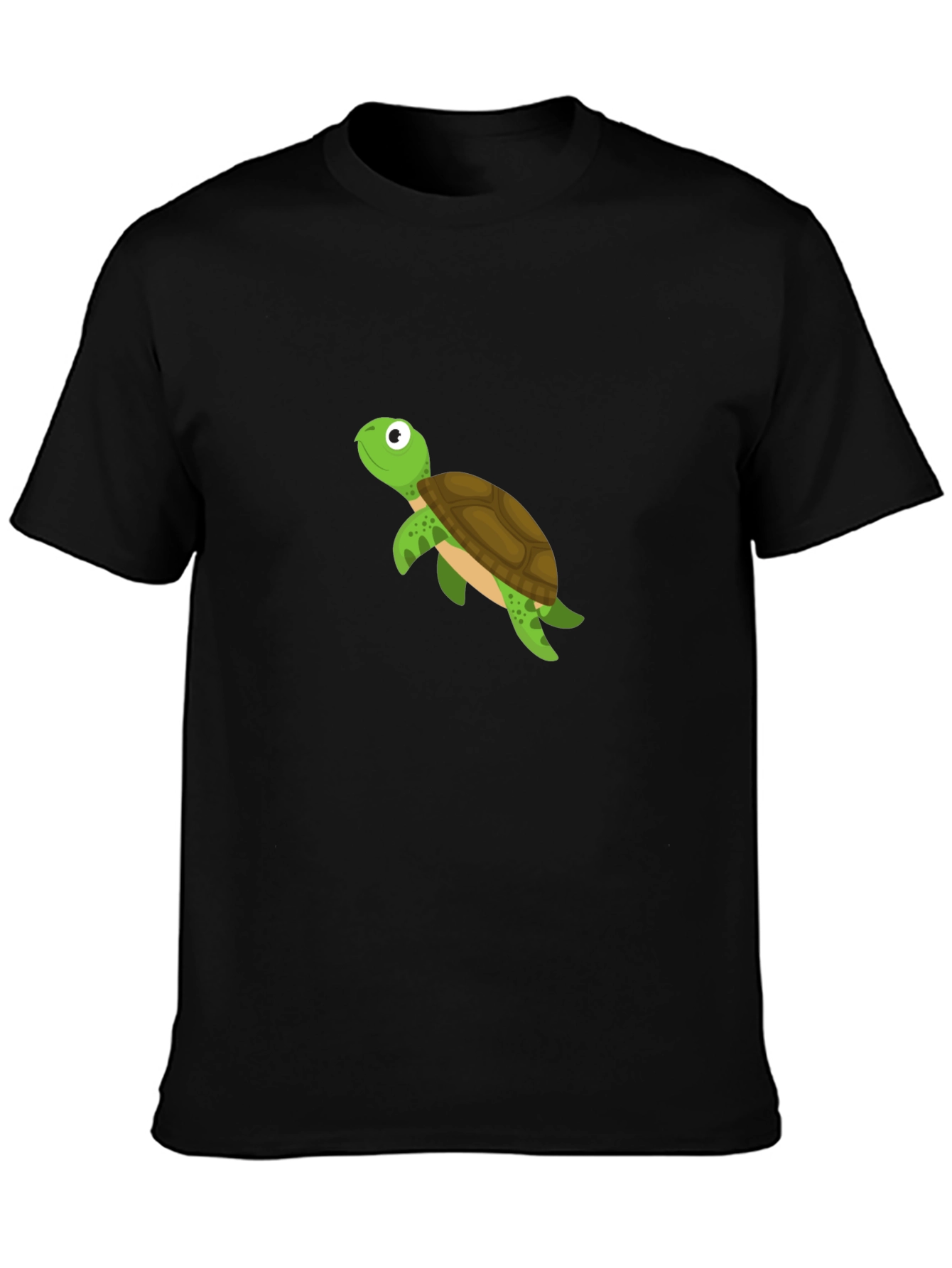 Turtle Graphic Tee - Mens Black T-Shirt