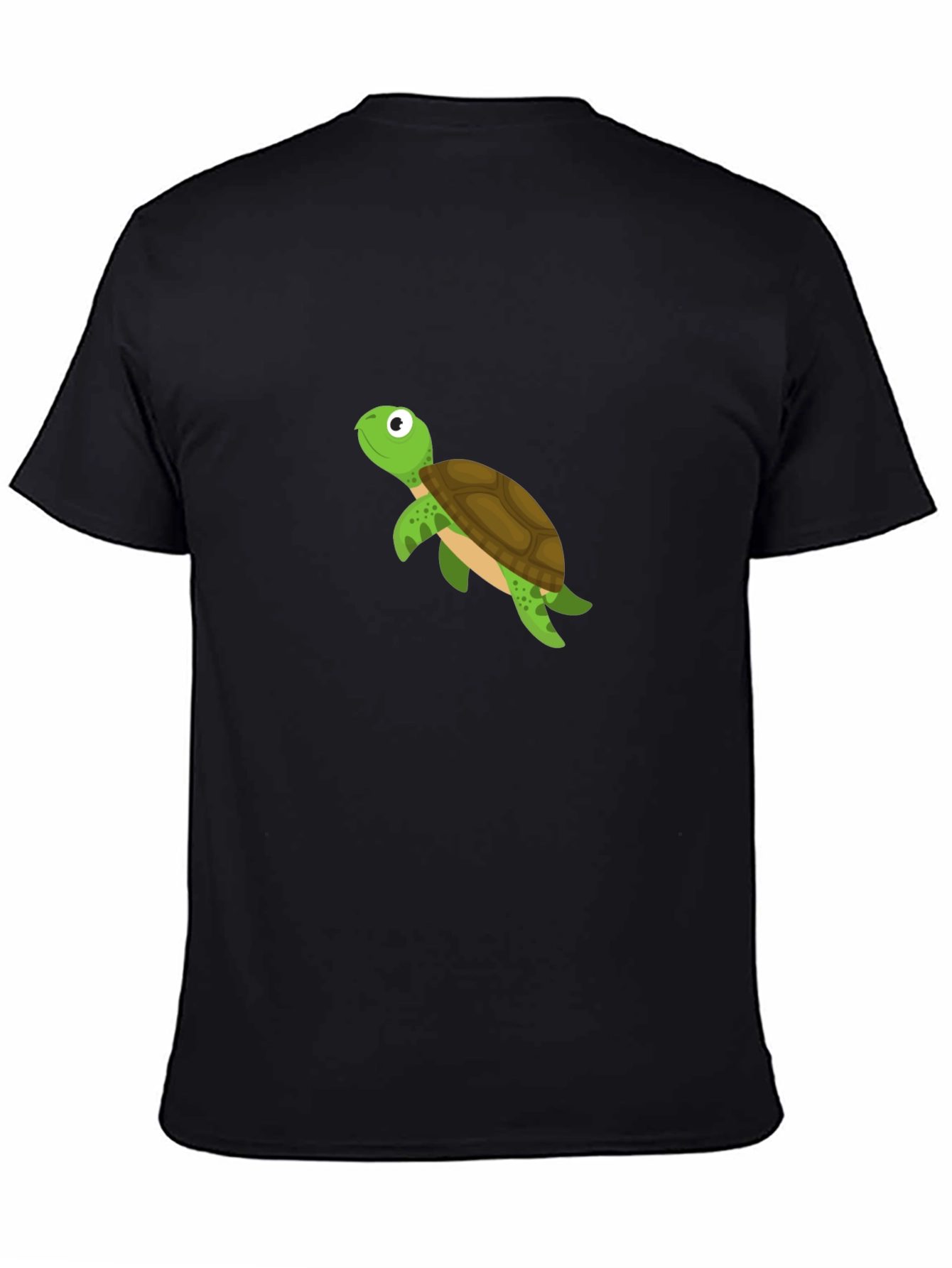 Turtle Graphic Tee - Mens Black T-Shirt