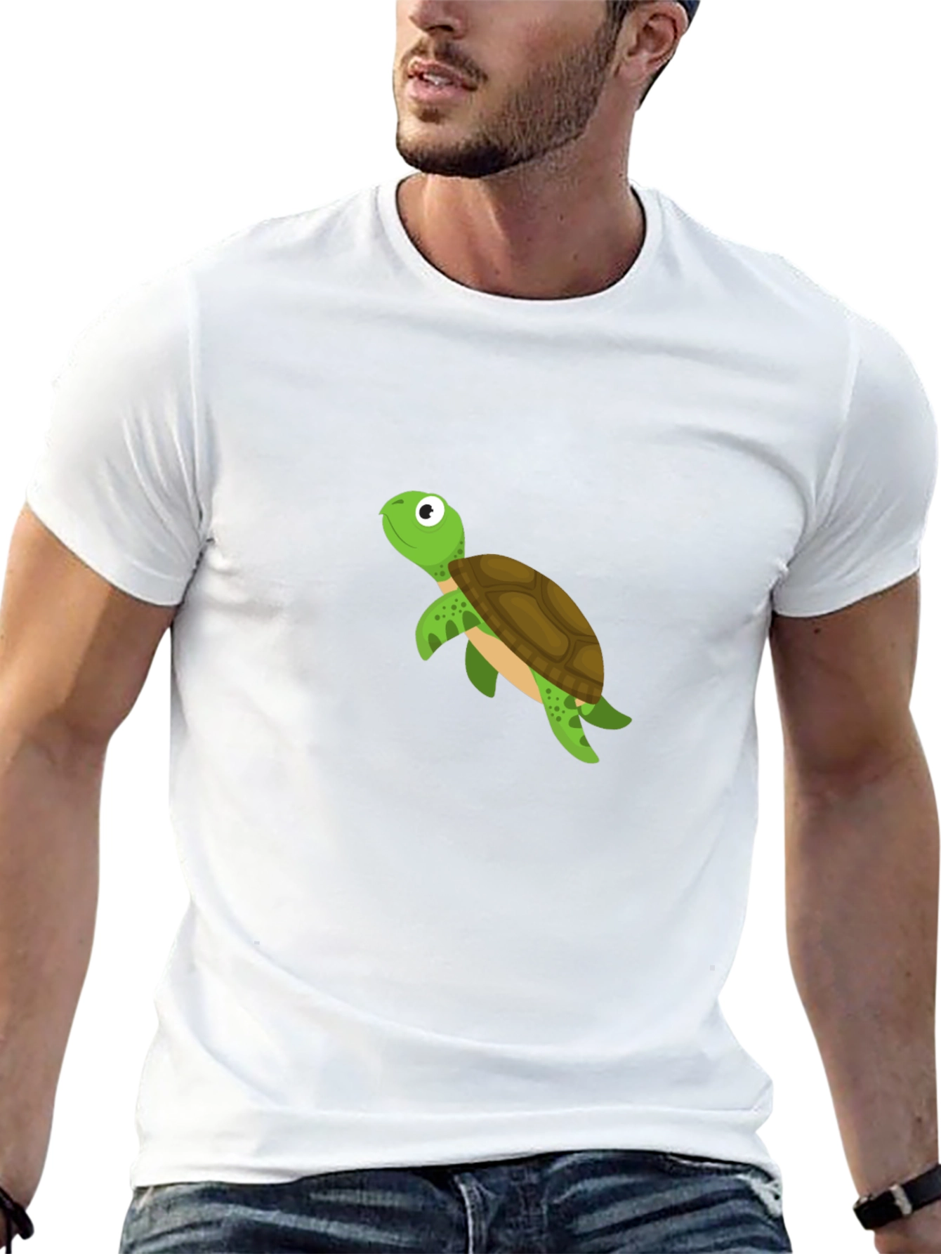 Turtle Graphic Tee - Mens Black T-Shirt
