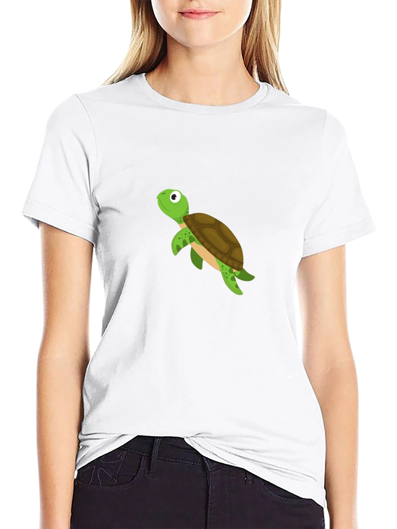 Turtle Graphic Tee - Mens Black T-Shirt