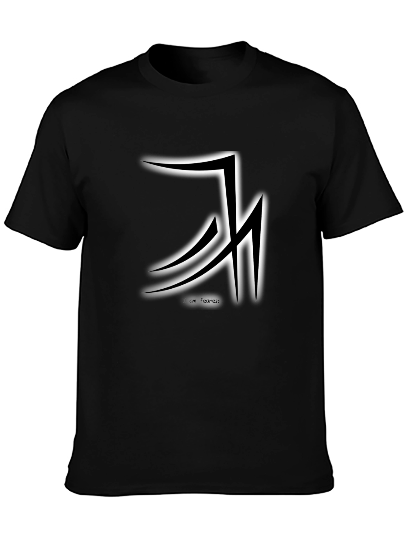 Fearless Graphic Tee - Stylish Black Cotton T-Shirt