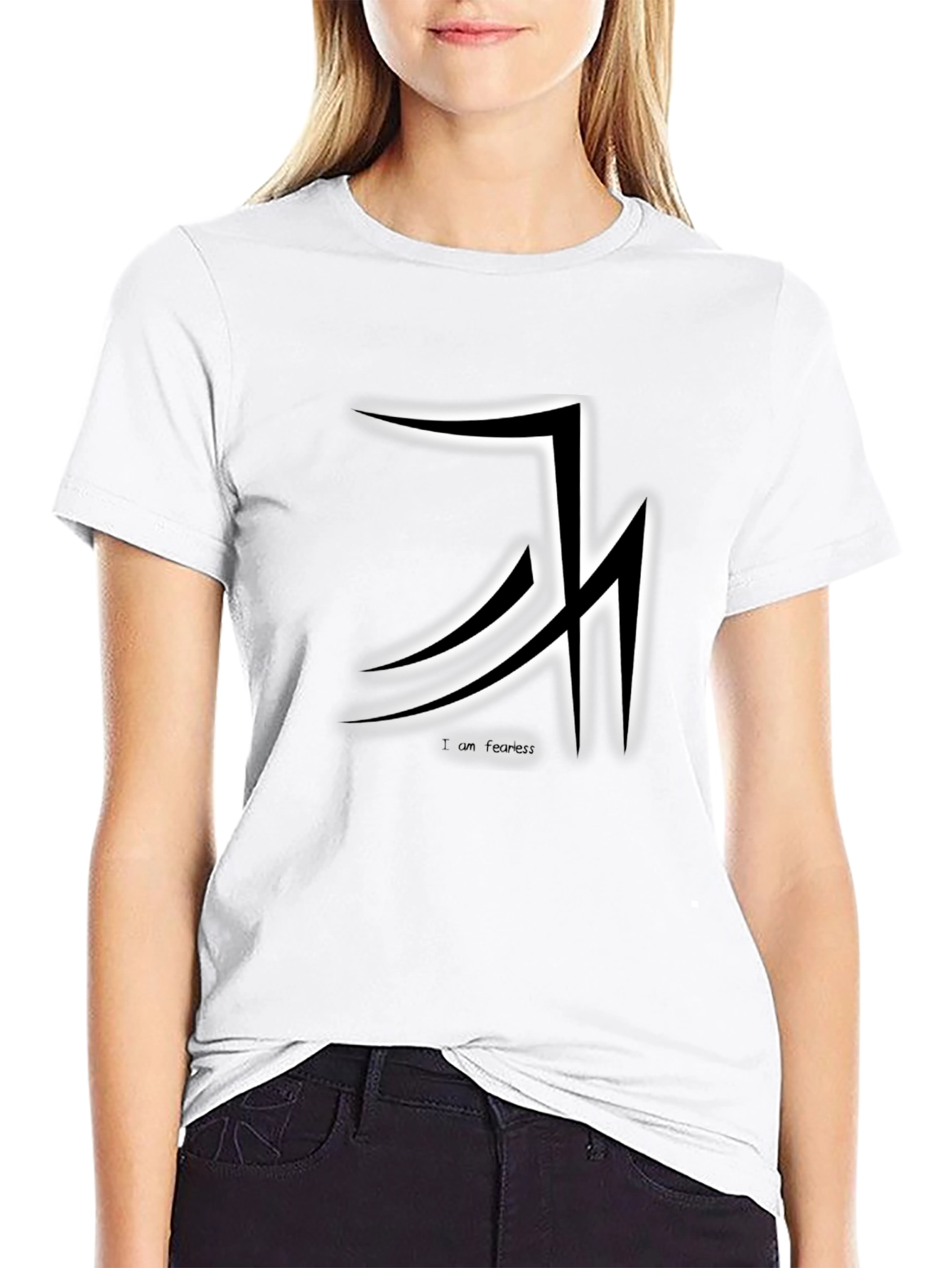 Fearless Graphic Tee - Stylish Black Cotton T-Shirt