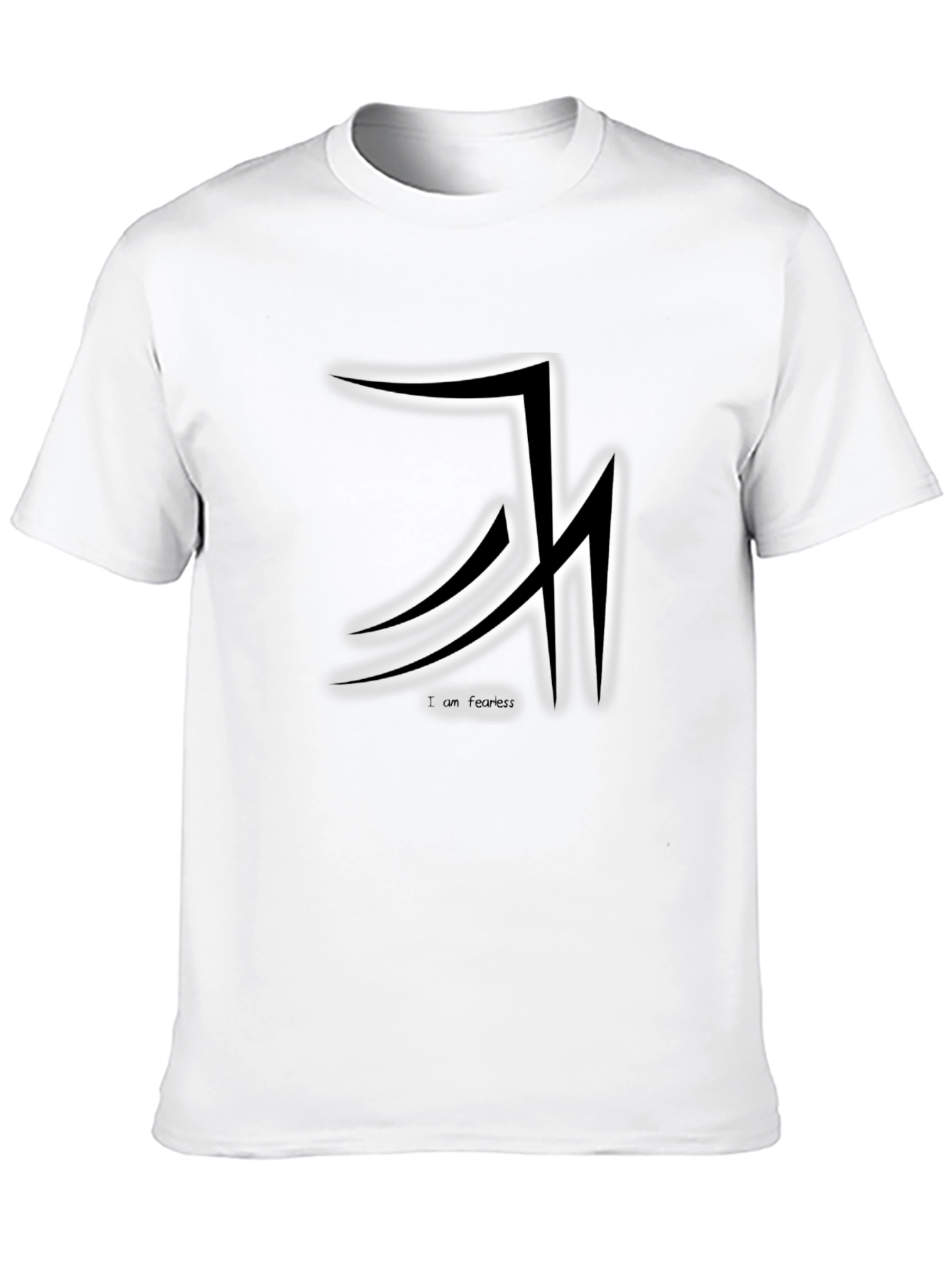 Fearless Graphic Tee - Stylish Black Cotton T-Shirt