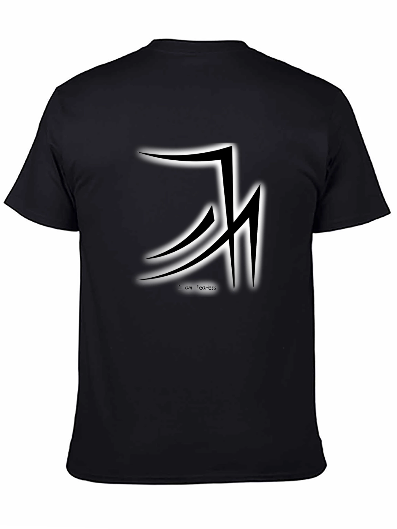 Fearless Graphic Tee - Stylish Black Cotton T-Shirt