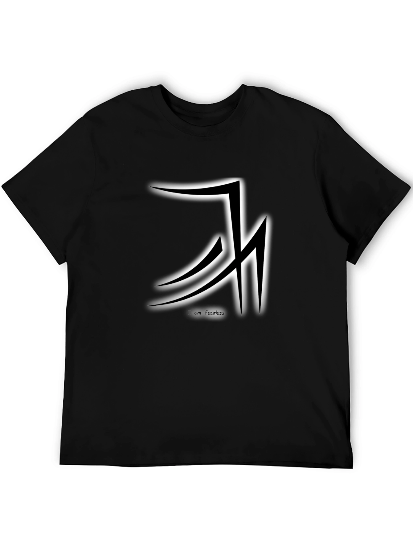 Fearless Graphic Tee - Stylish Black Cotton T-Shirt