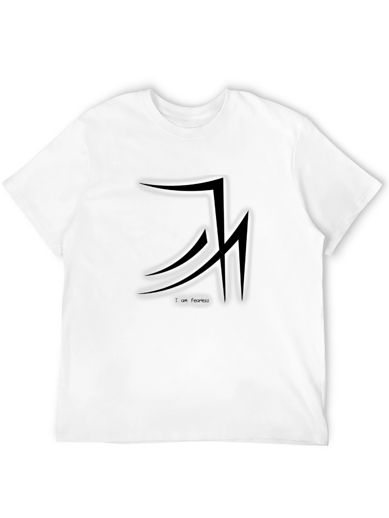 Fearless Graphic Tee - Stylish Black Cotton T-Shirt