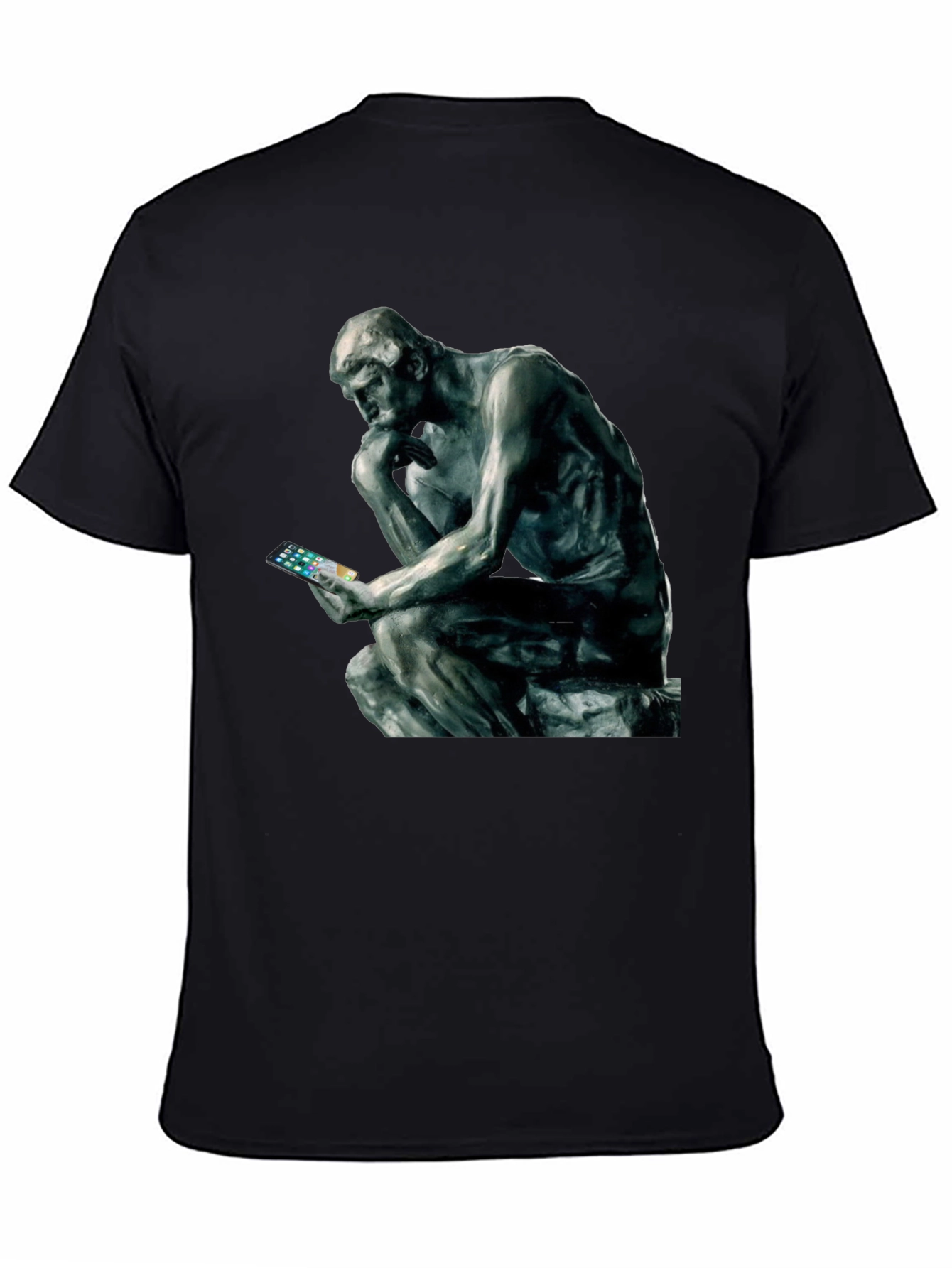 The Thinker T-Shirt - Philosophy Meets Modern Tech