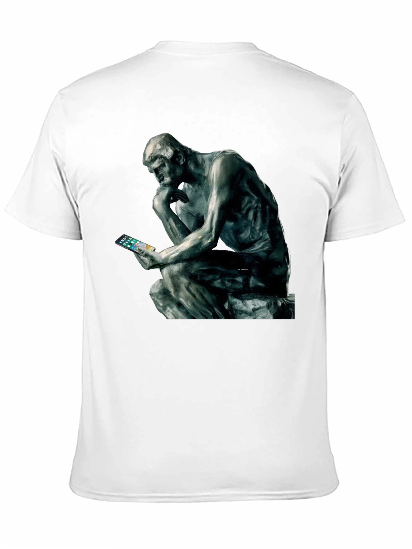The Thinker T-Shirt - Philosophy Meets Modern Tech