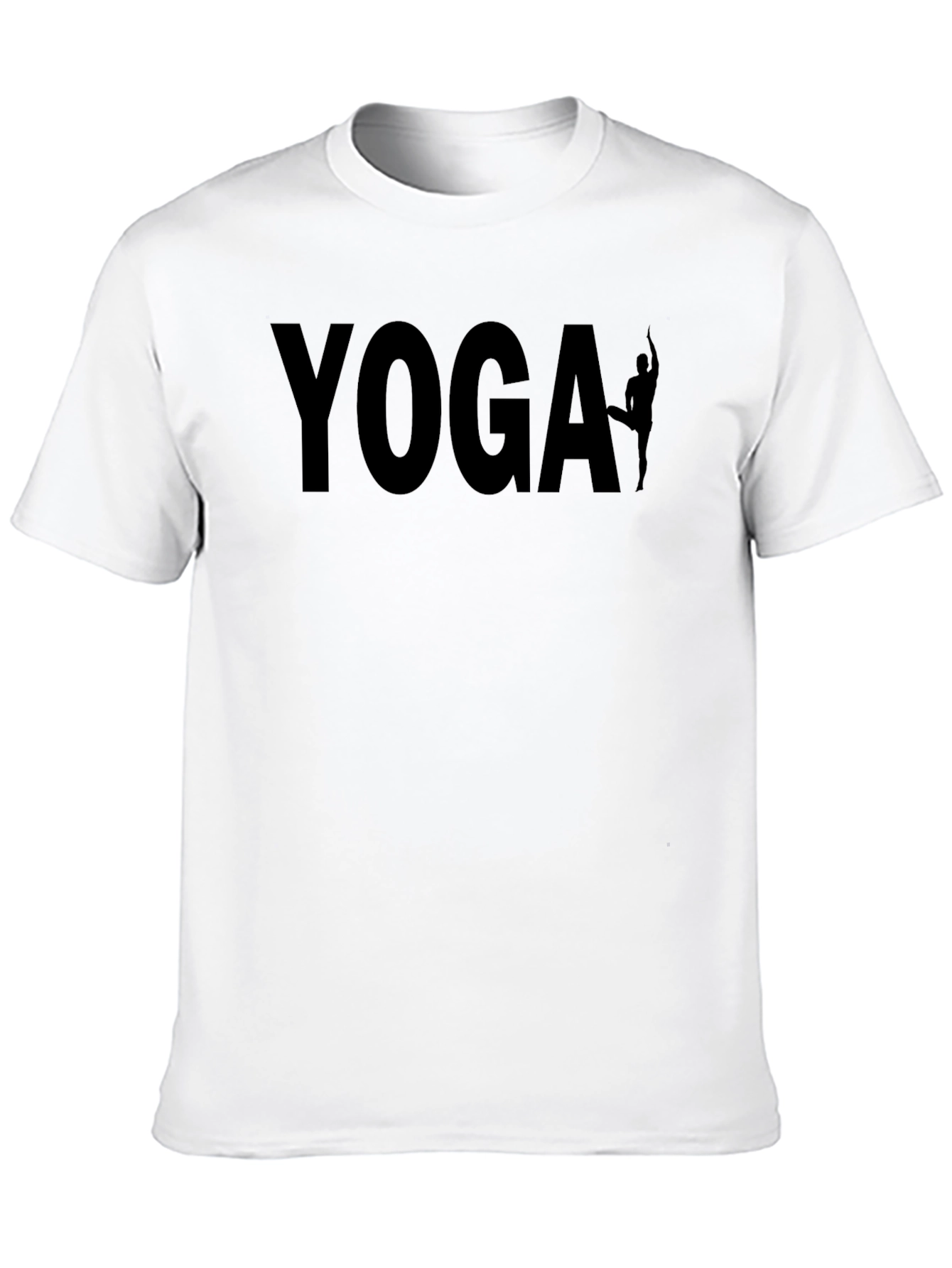 Yoga Graphic Tee - Black T-Shirt for Men