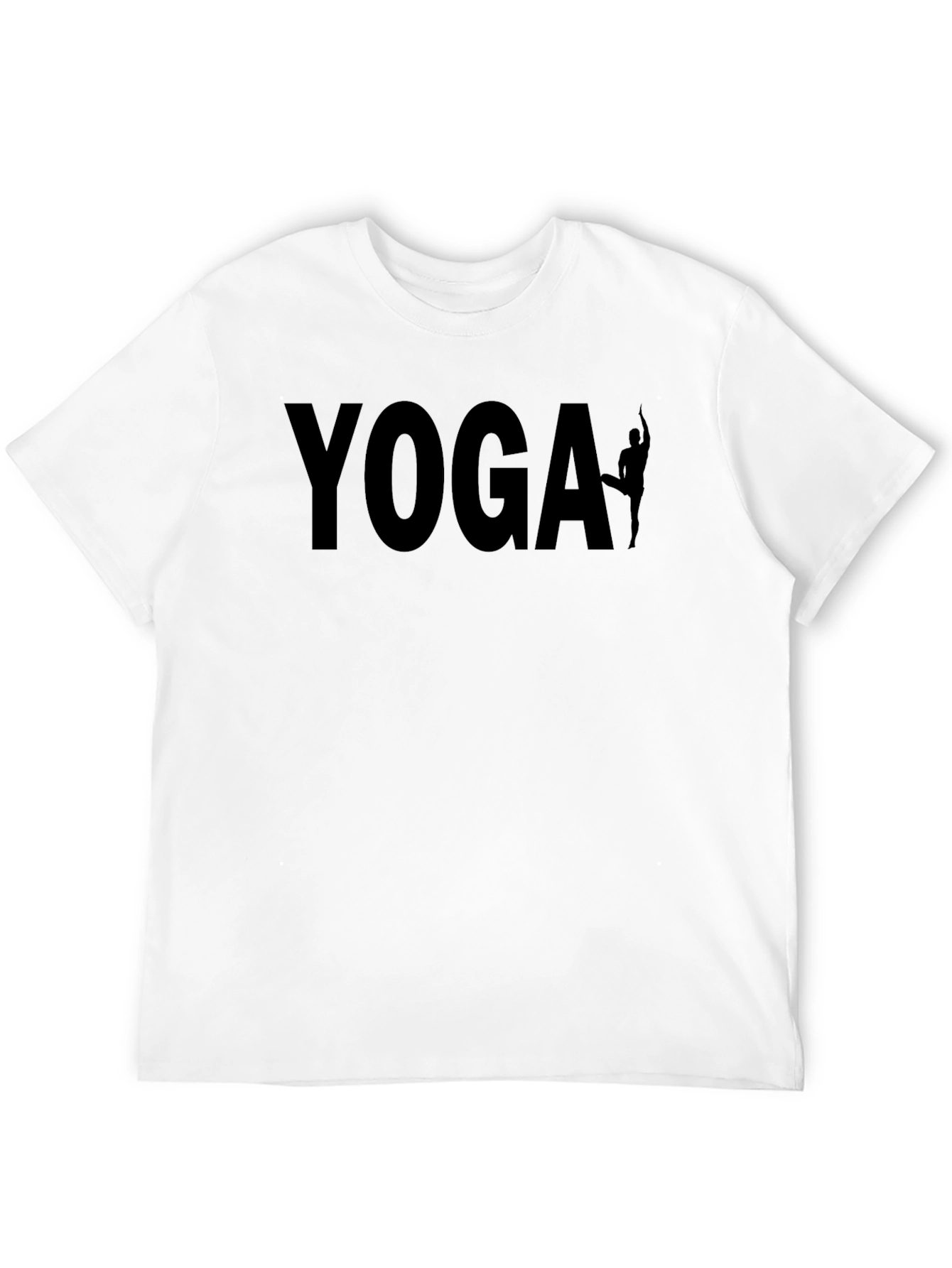 Yoga Graphic Tee - Black T-Shirt for Men