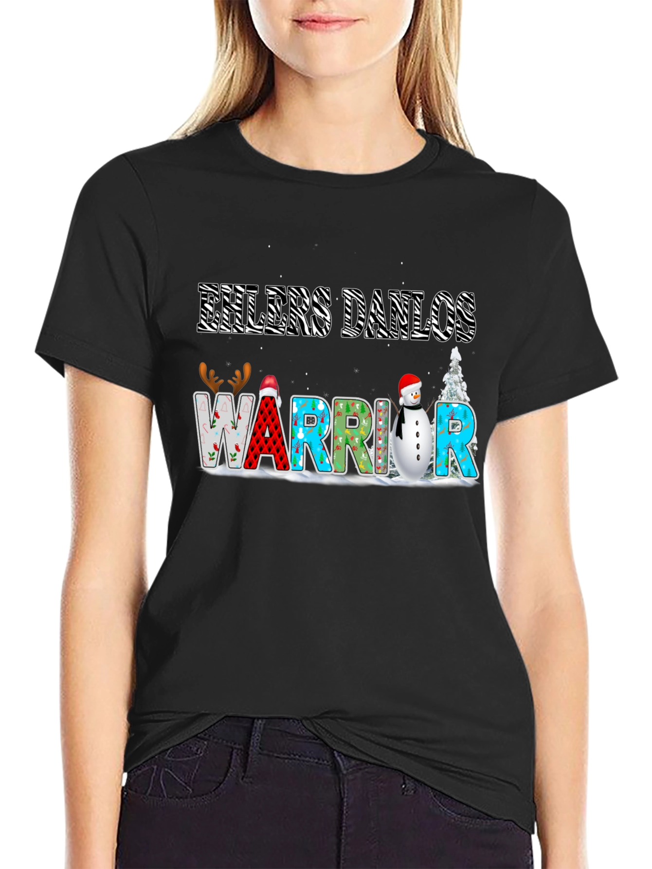 Ehlers Danlos Warrior Holiday T-Shirt