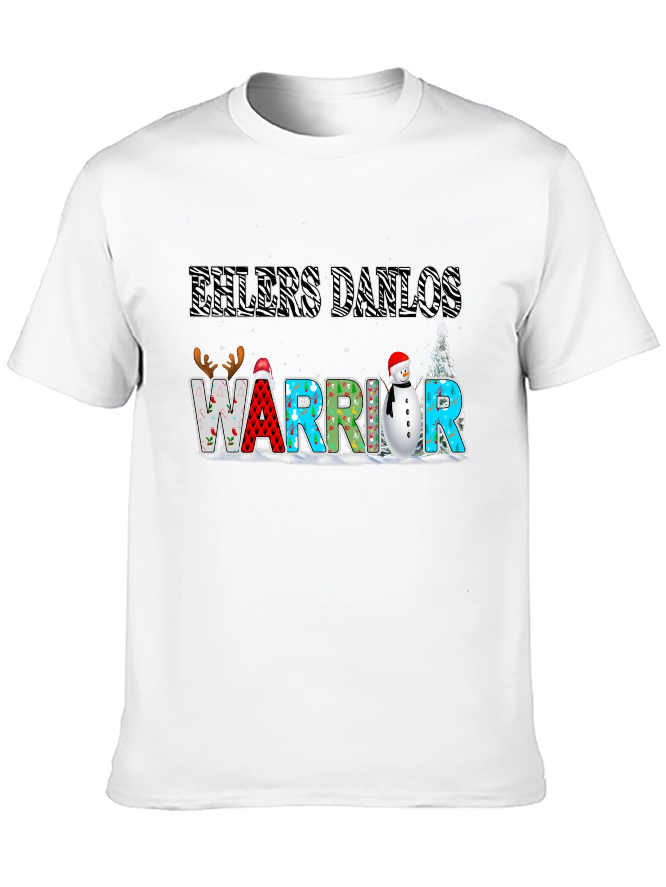 Ehlers Danlos Warrior Holiday T-Shirt
