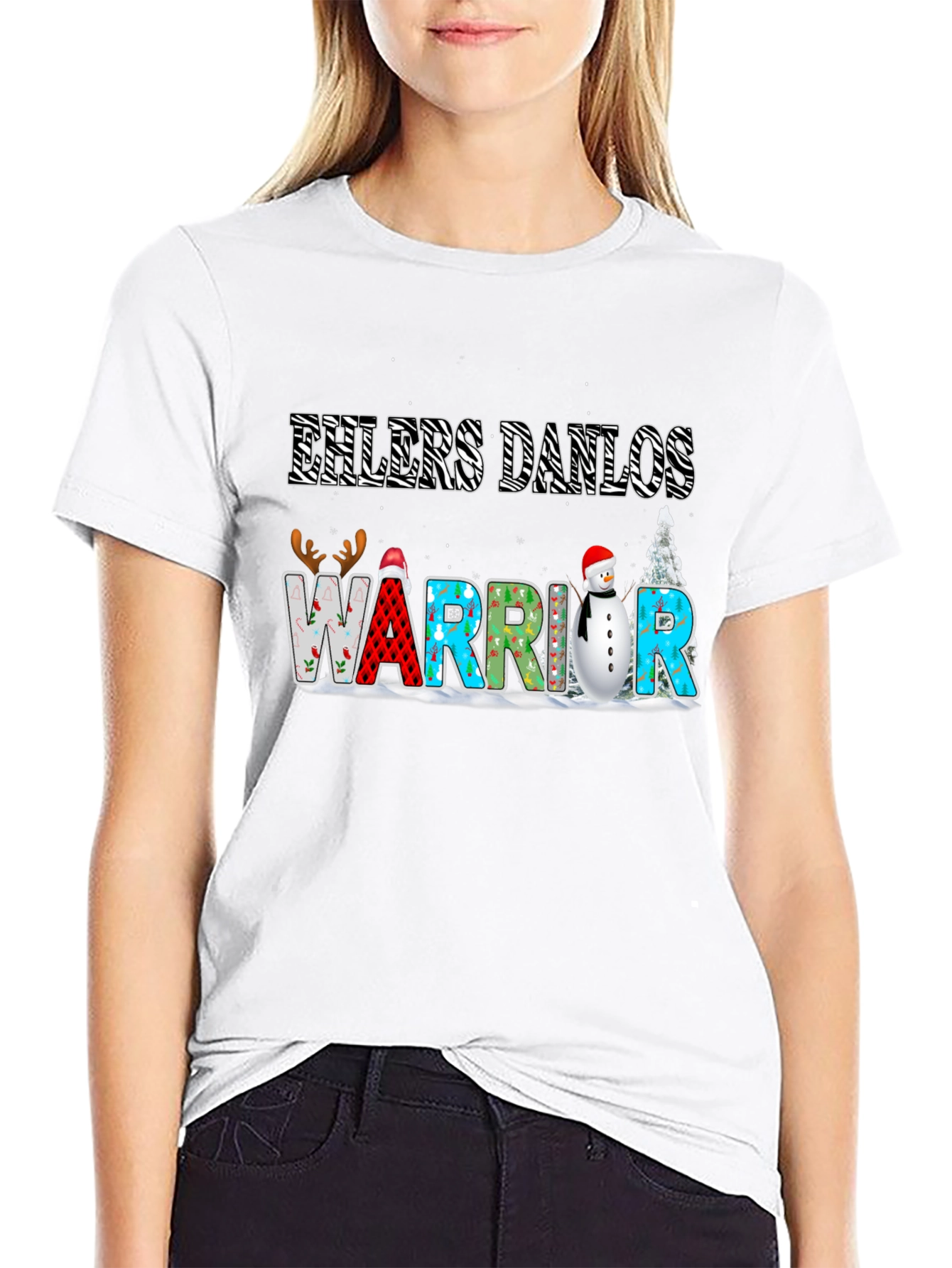 Ehlers Danlos Warrior Holiday T-Shirt