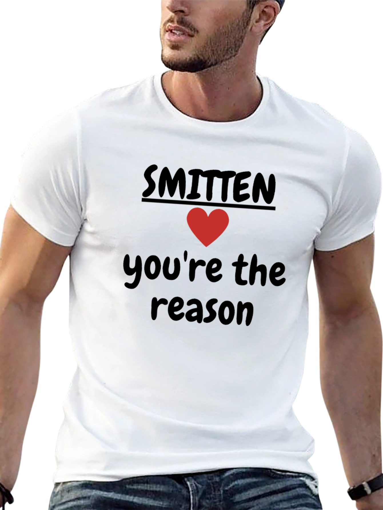 Smitten Heart Graphic Tee - Soft & Stylish