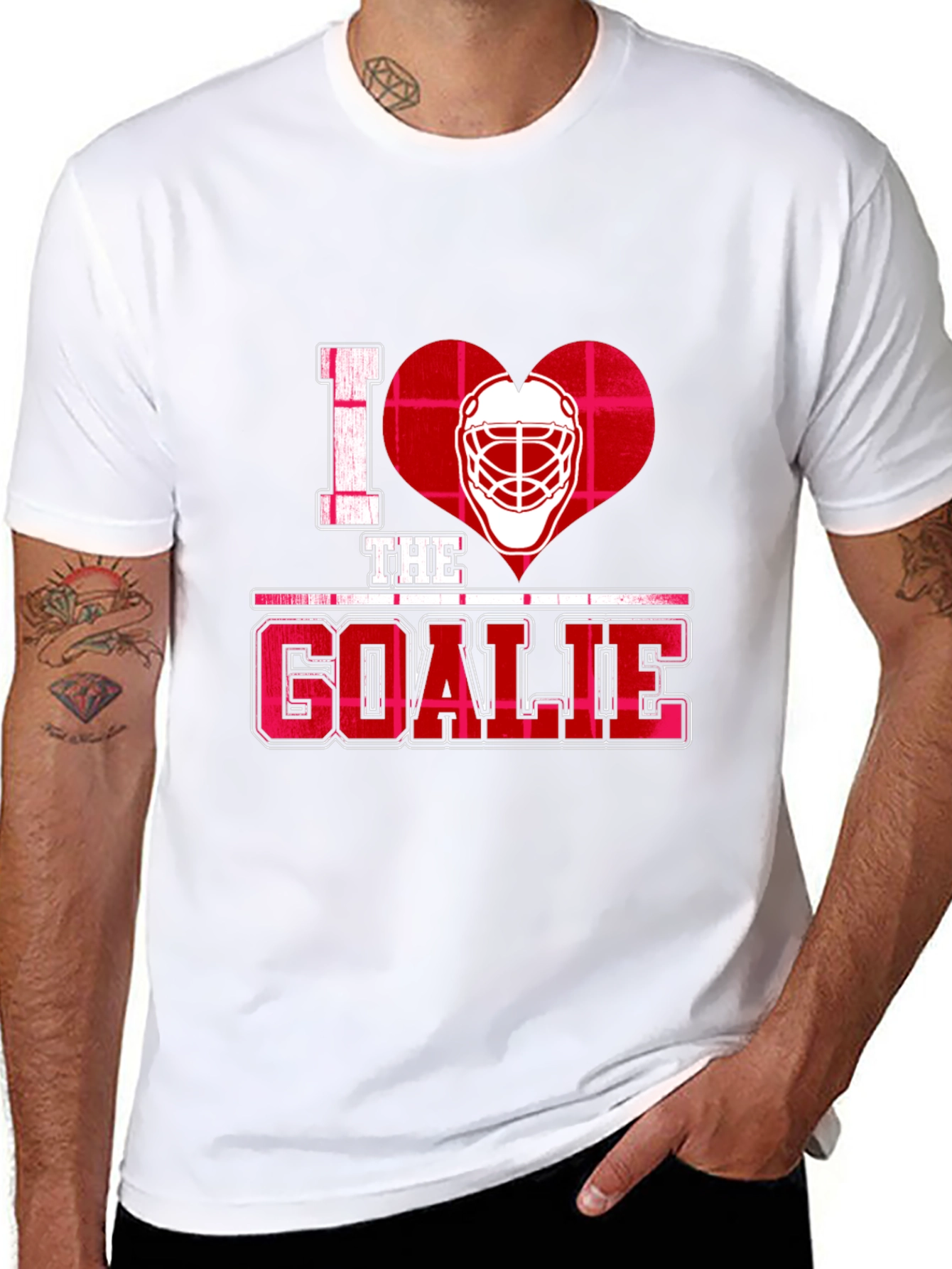 I Heart The Goalie - Hockey Fan T-Shirt
