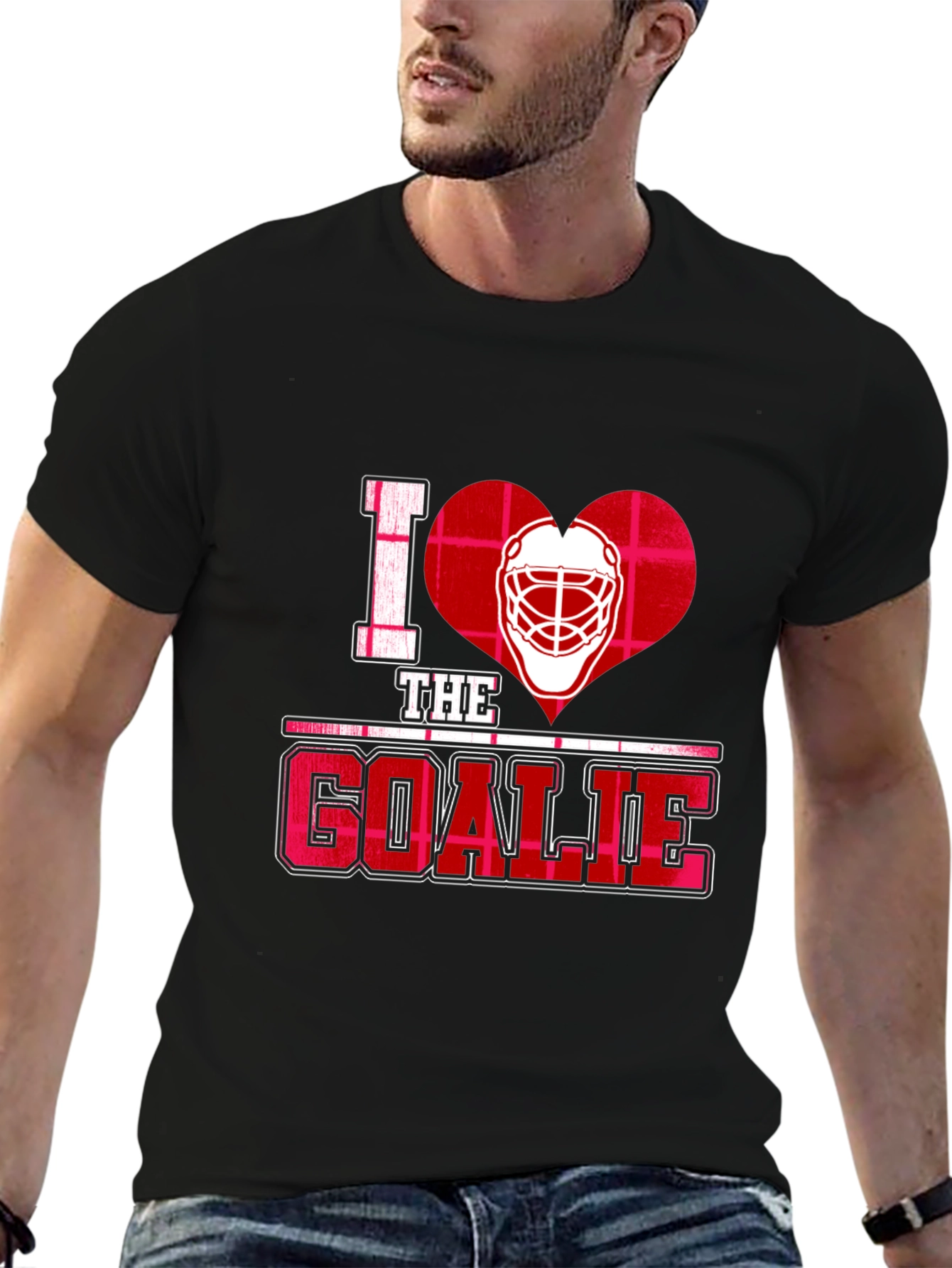 I Heart The Goalie - Hockey Fan T-Shirt
