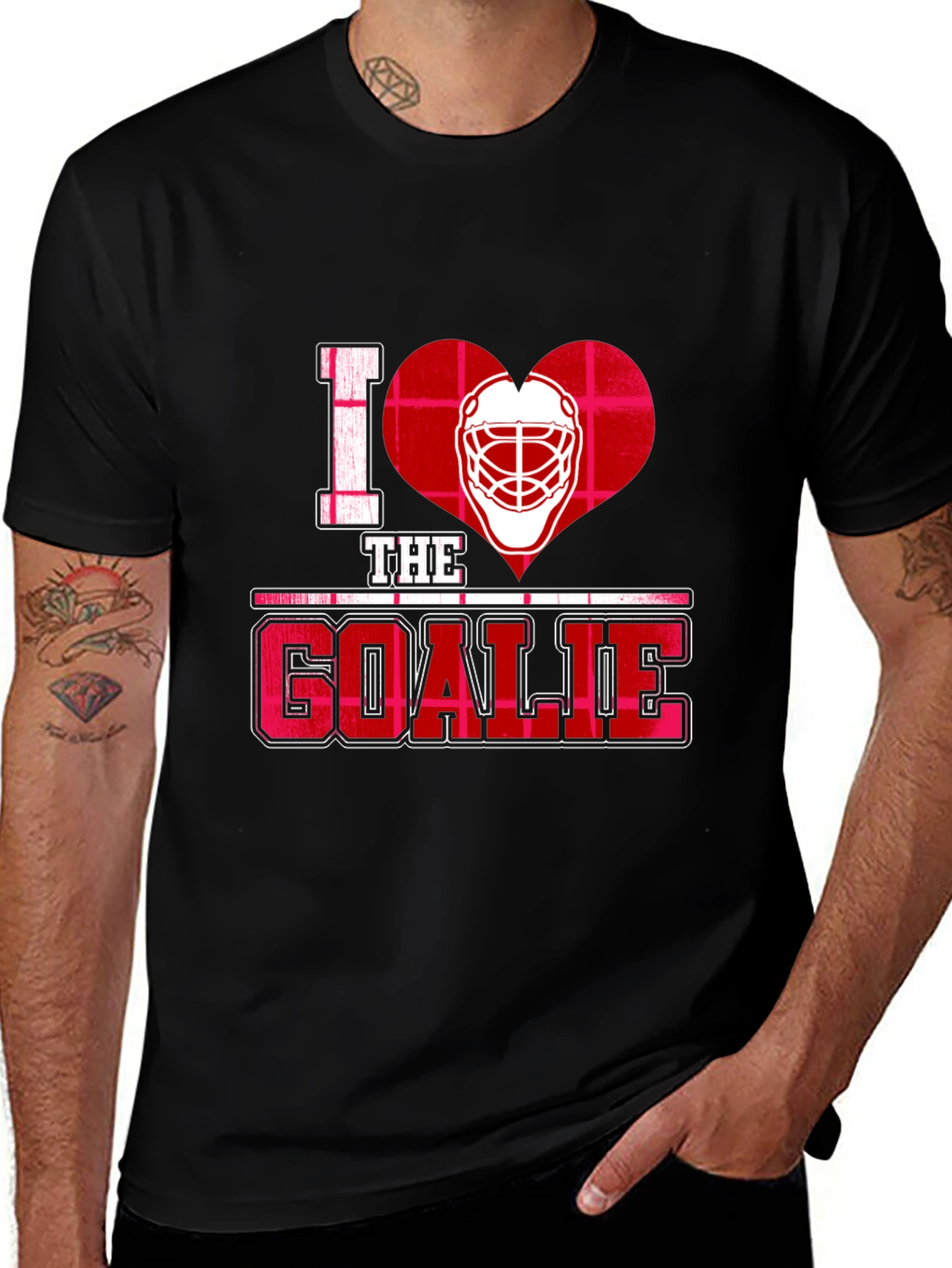 I Heart The Goalie - Hockey Fan T-Shirt