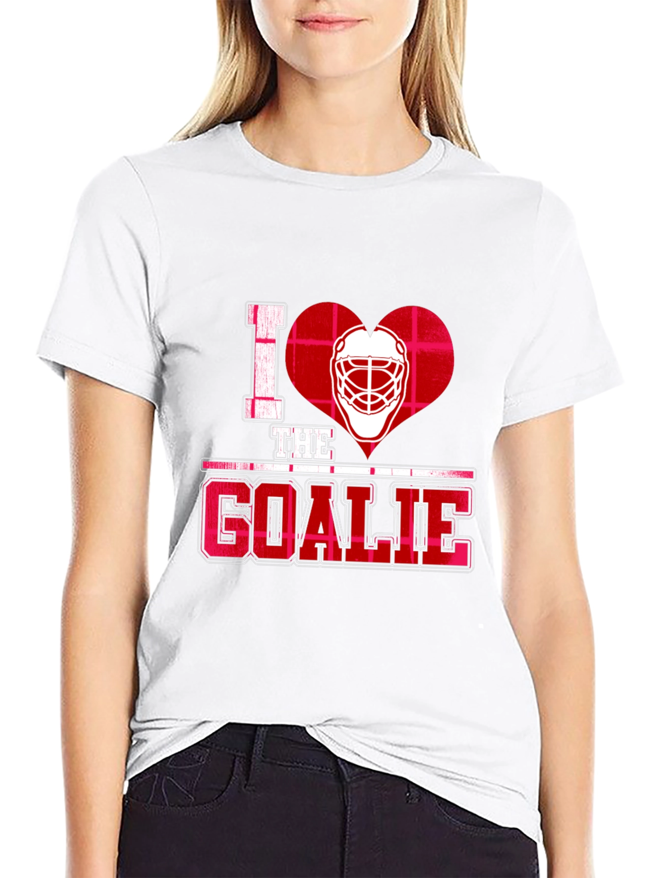 I Heart The Goalie - Hockey Fan T-Shirt