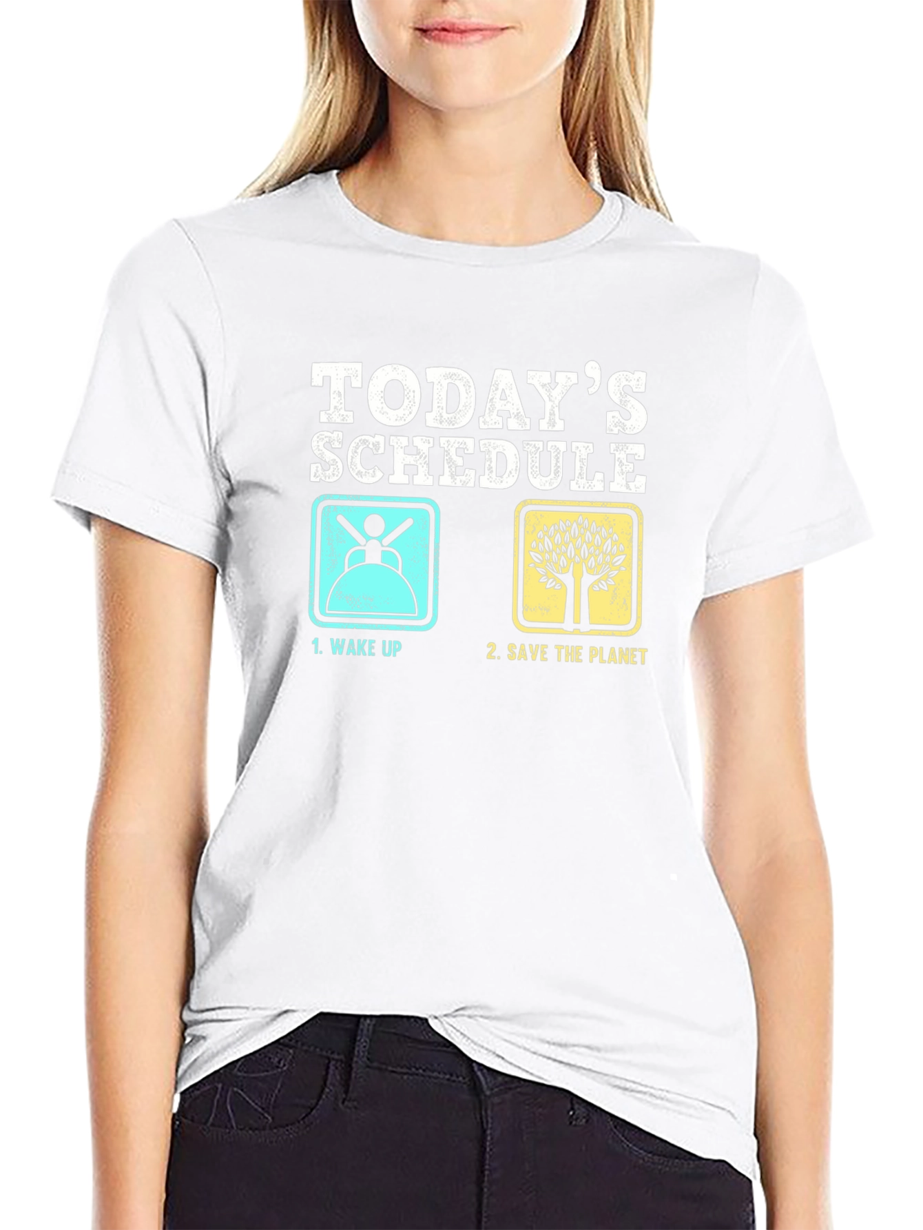 Funny Todays Schedule Graphic T-Shirt