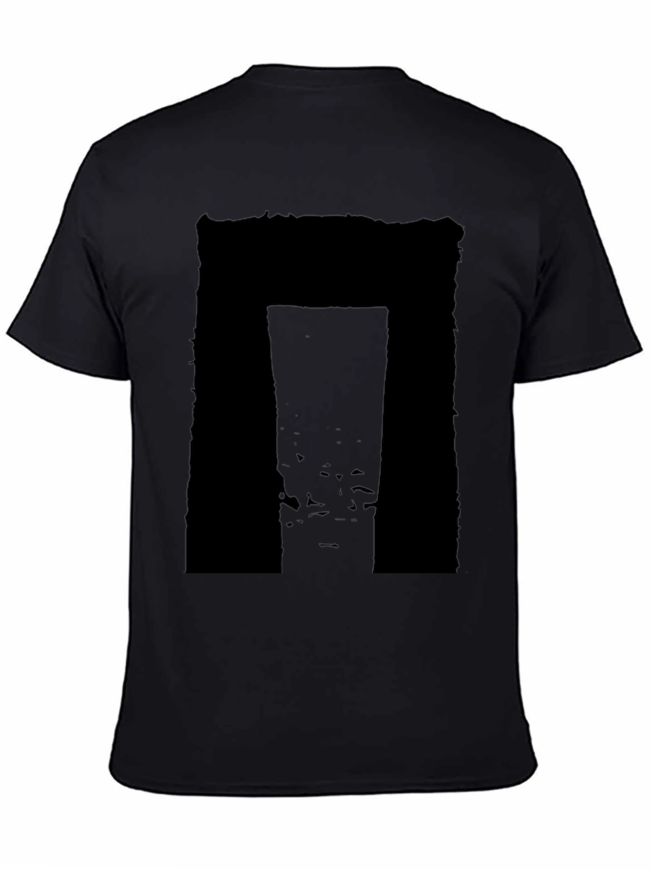 Abstract Black Graphic Tee - Modern Style