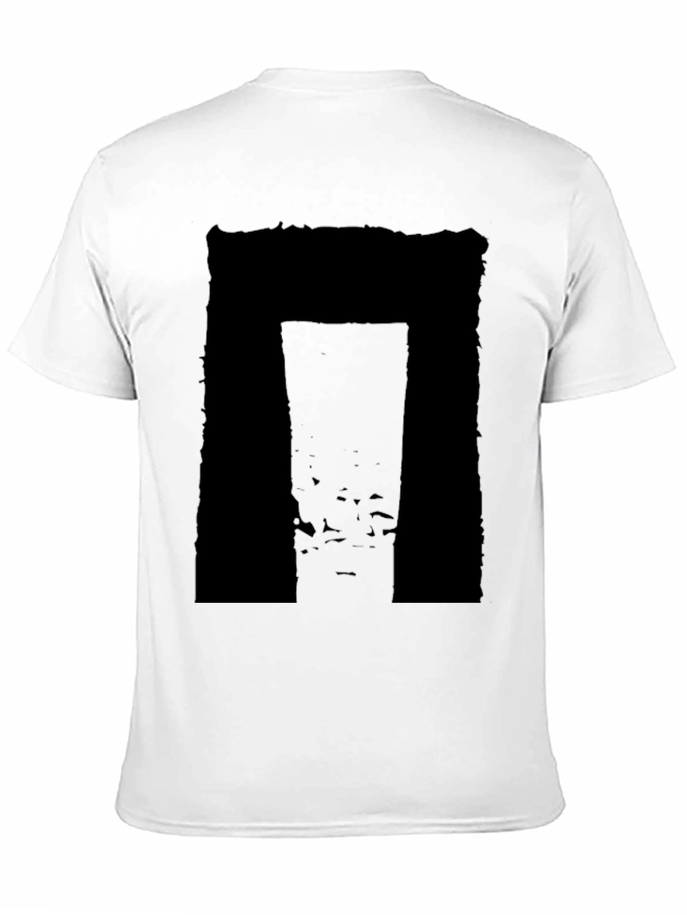 Abstract Black Graphic Tee - Modern Style