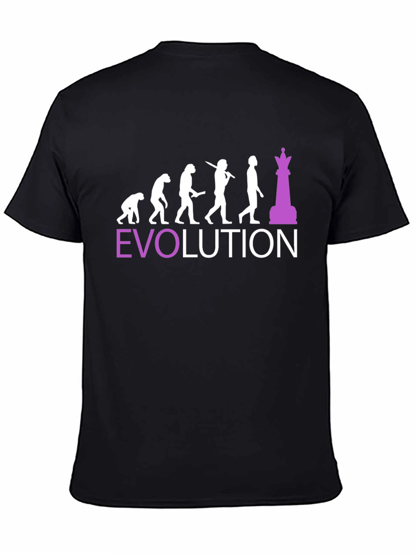Chess Evolution Graphic T-Shirt - Funny Player Tee