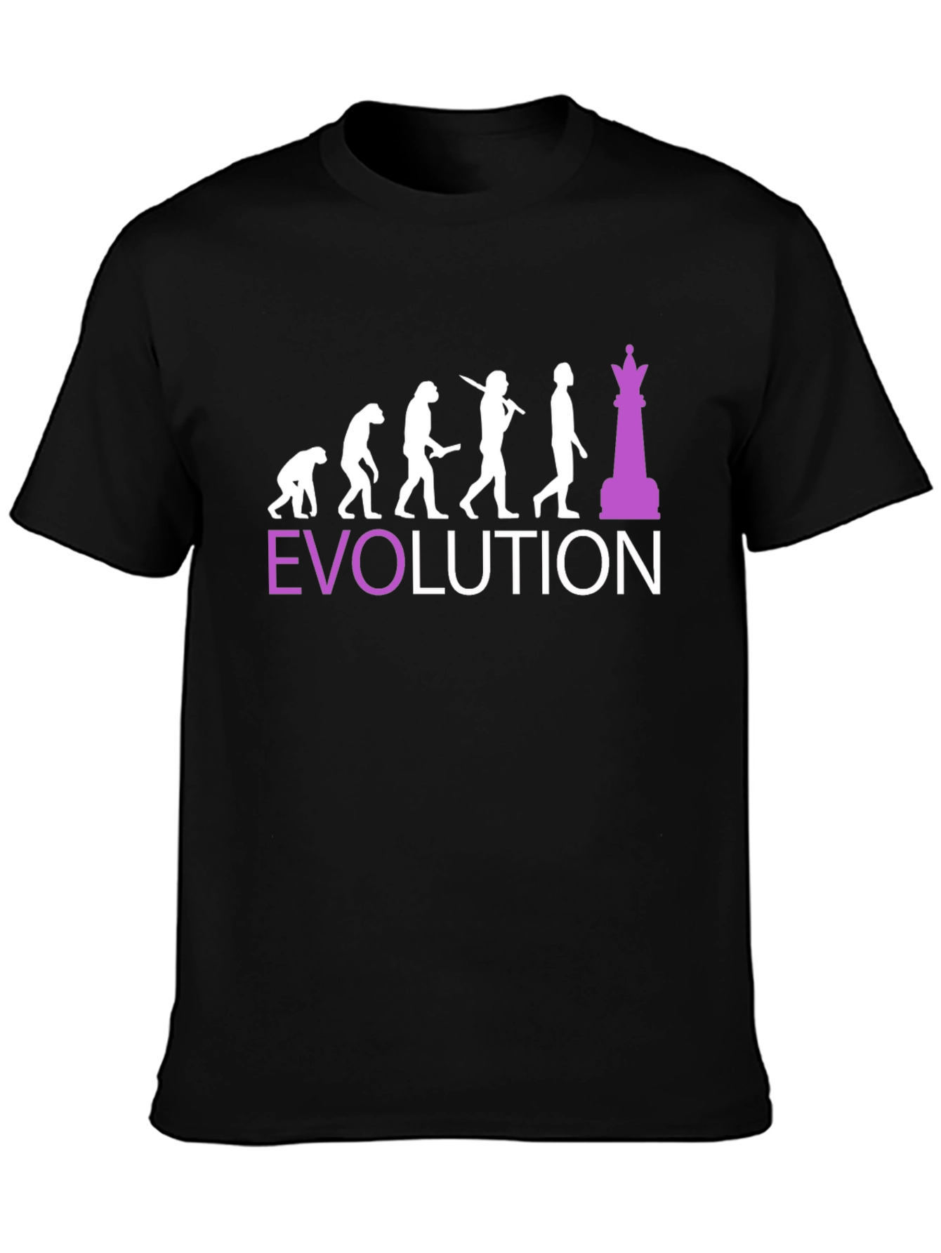 Chess Evolution Graphic T-Shirt - Funny Player Tee