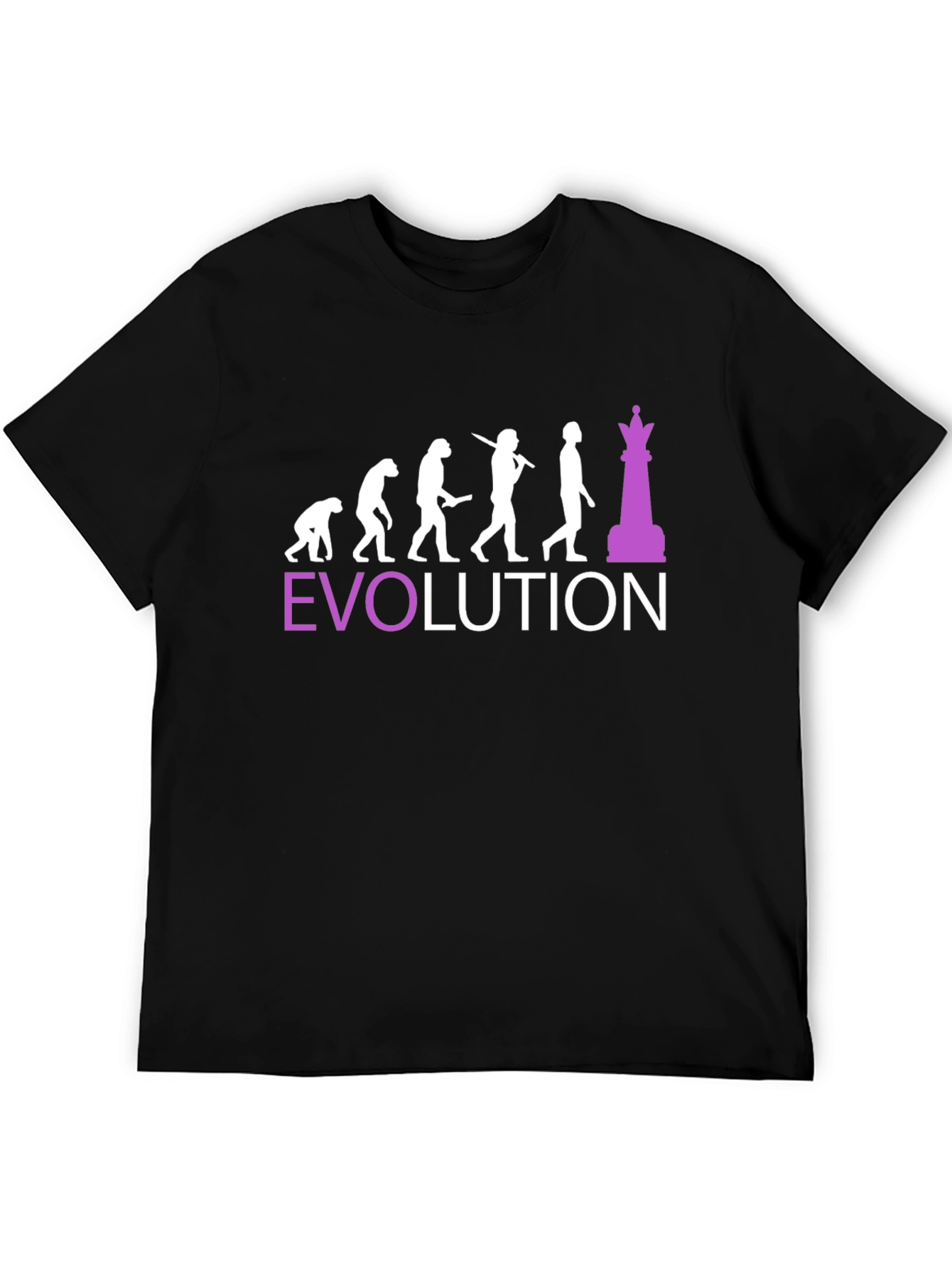 Chess Evolution Graphic T-Shirt - Funny Player Tee