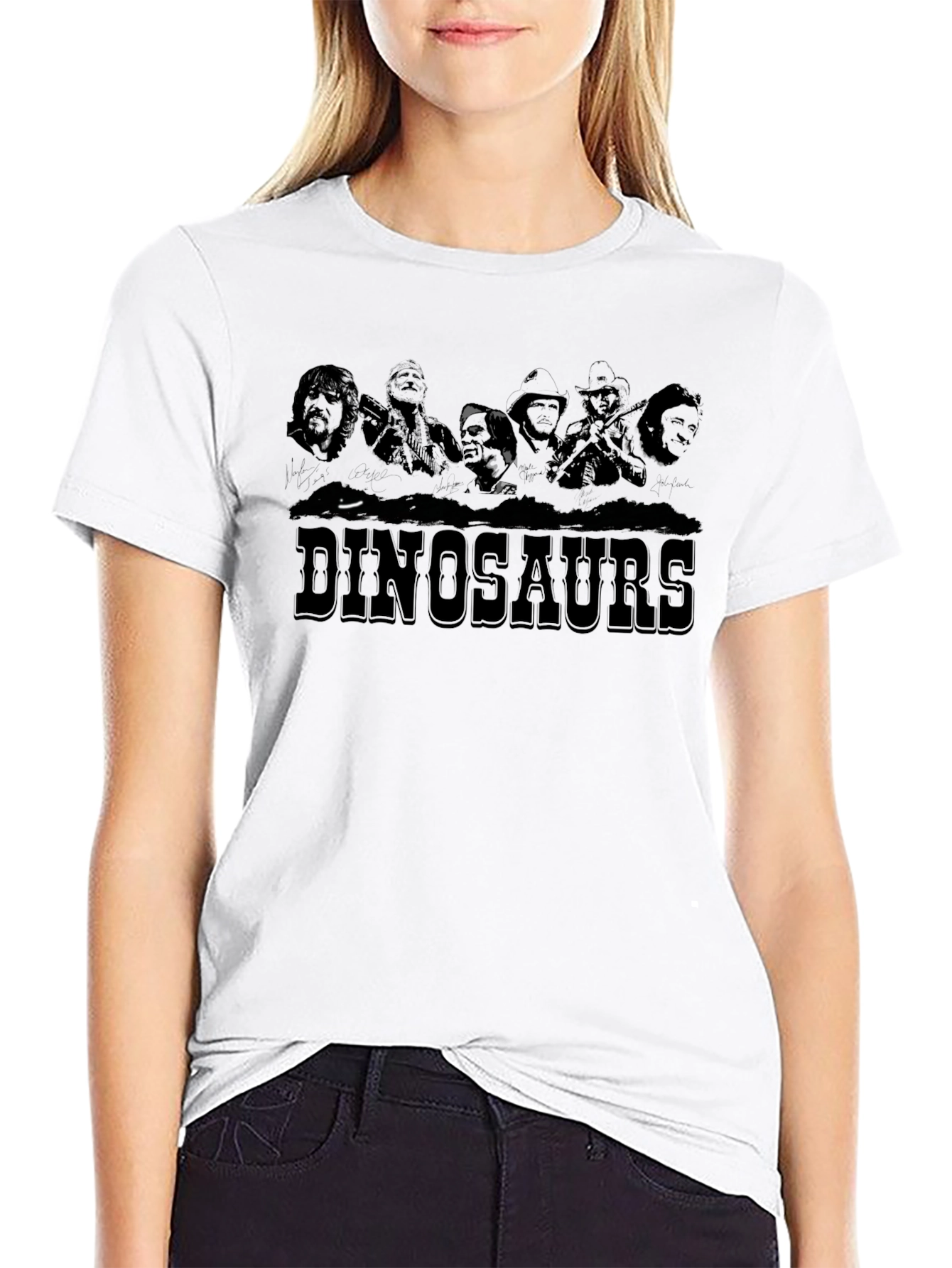 Dinosaurs Dark Graphic T-Shirt