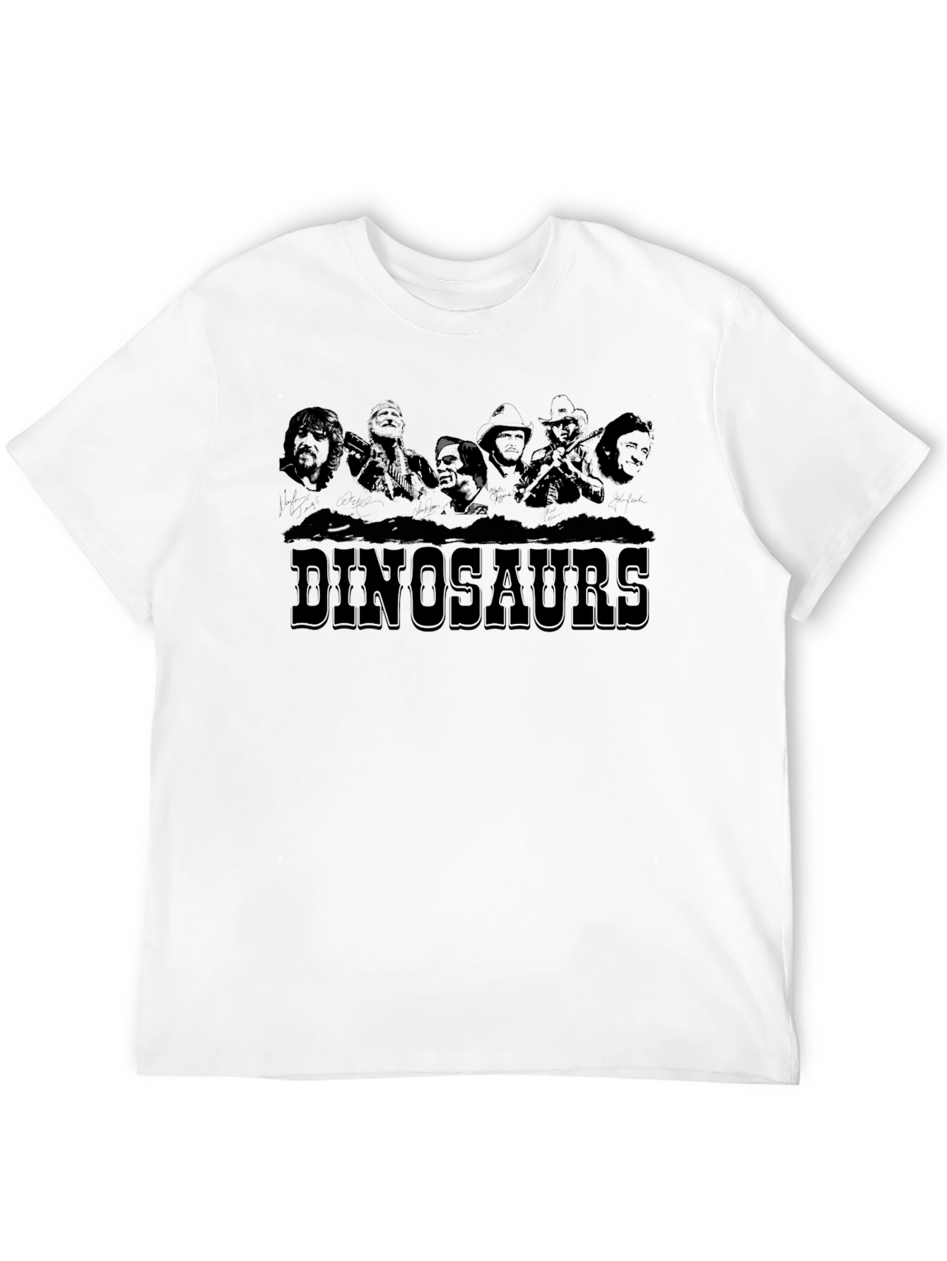Dinosaurs Dark Graphic T-Shirt