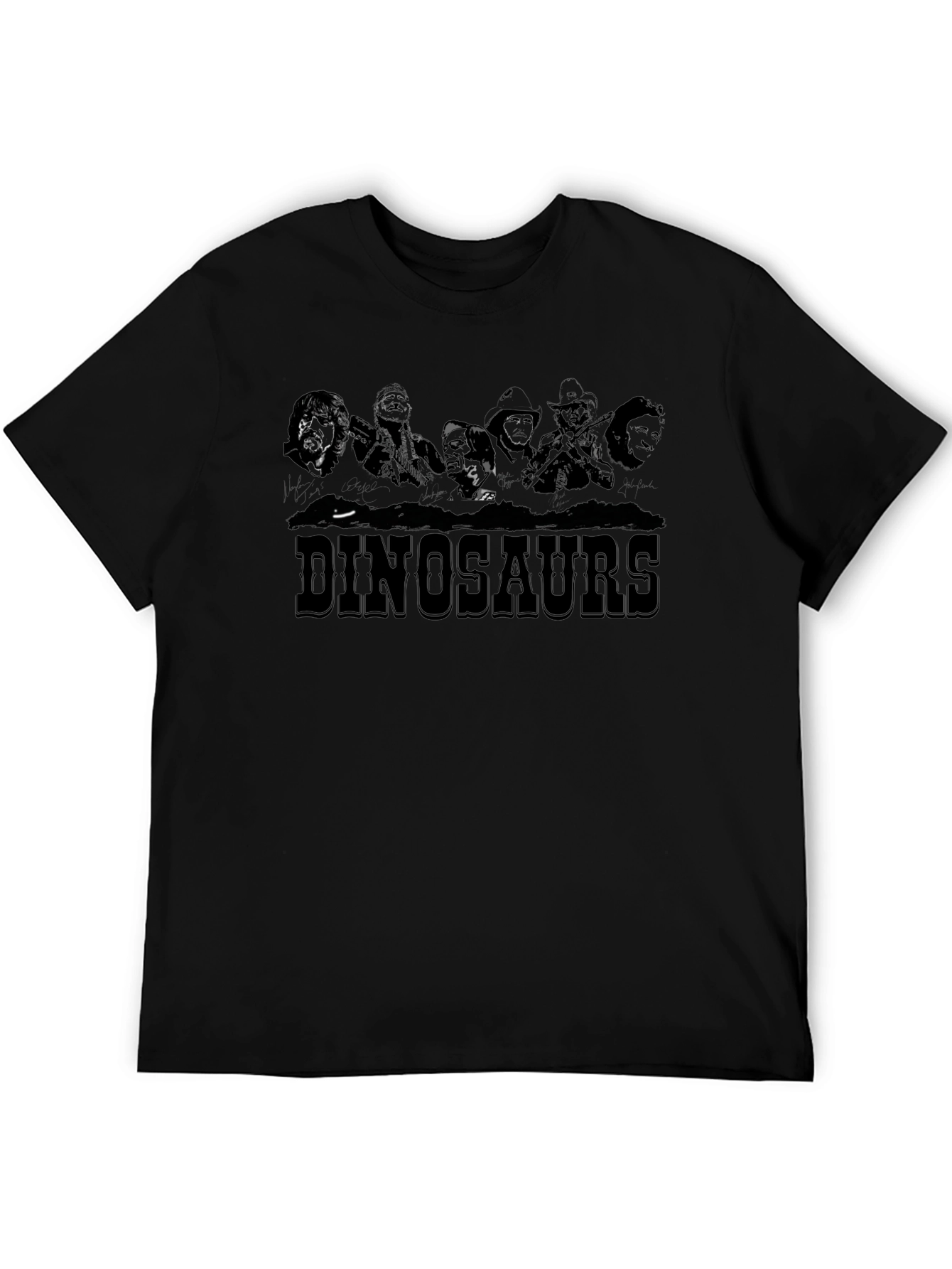 Dinosaurs Dark Graphic T-Shirt