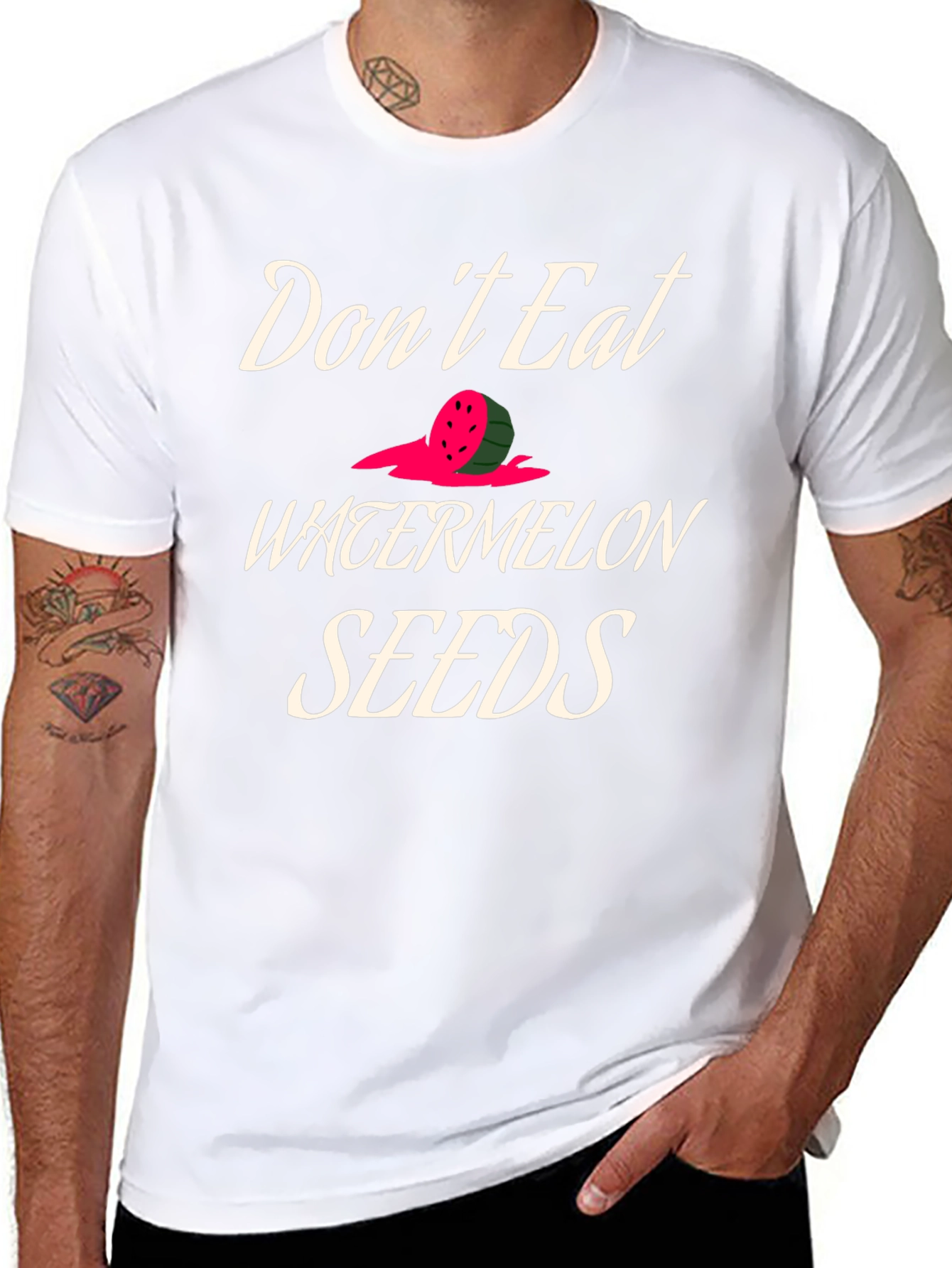 Dont Eat Watermelon Seeds Graphic Tee
