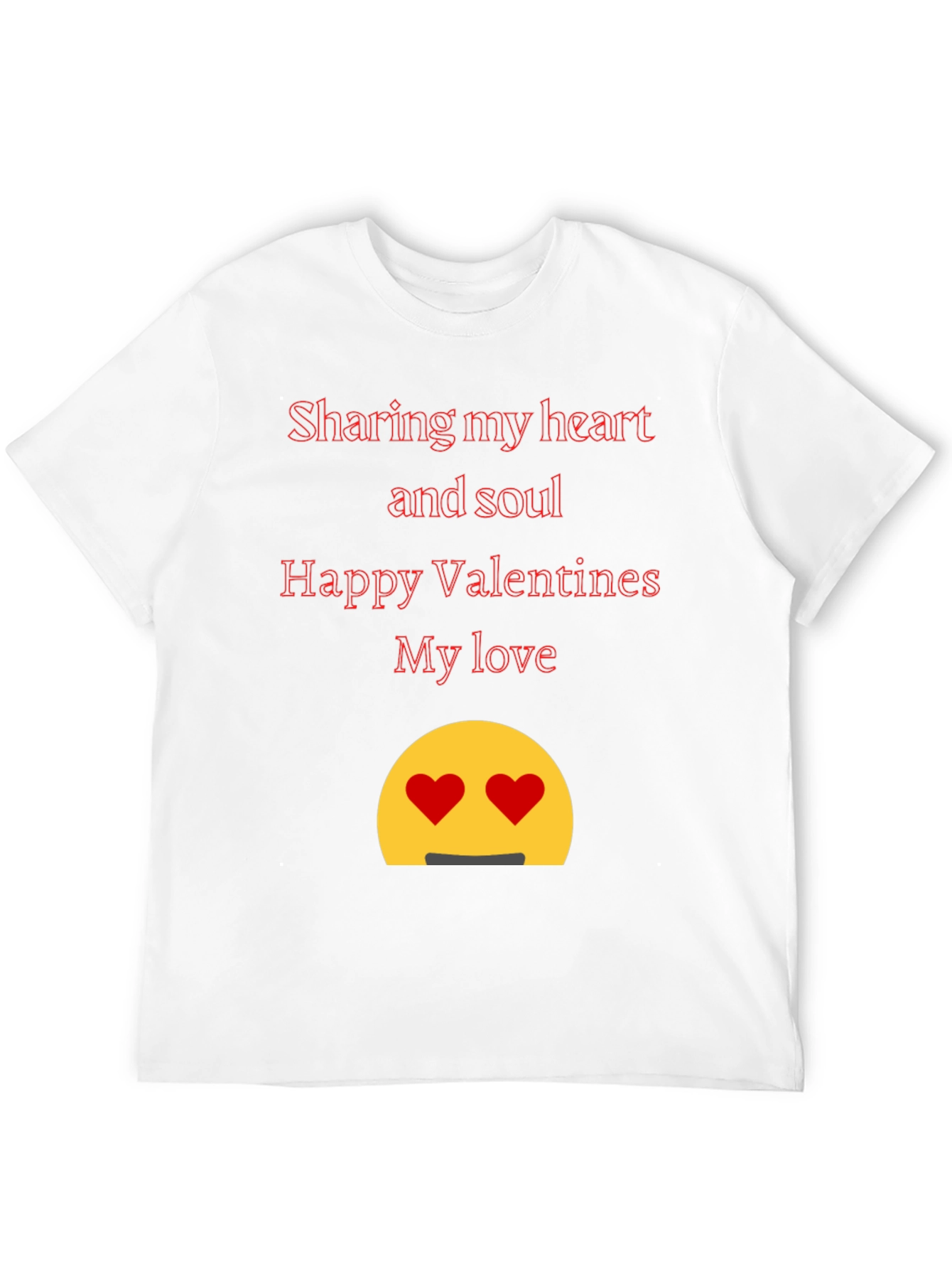 Valentines Day Heart & Soul Black T-Shirt