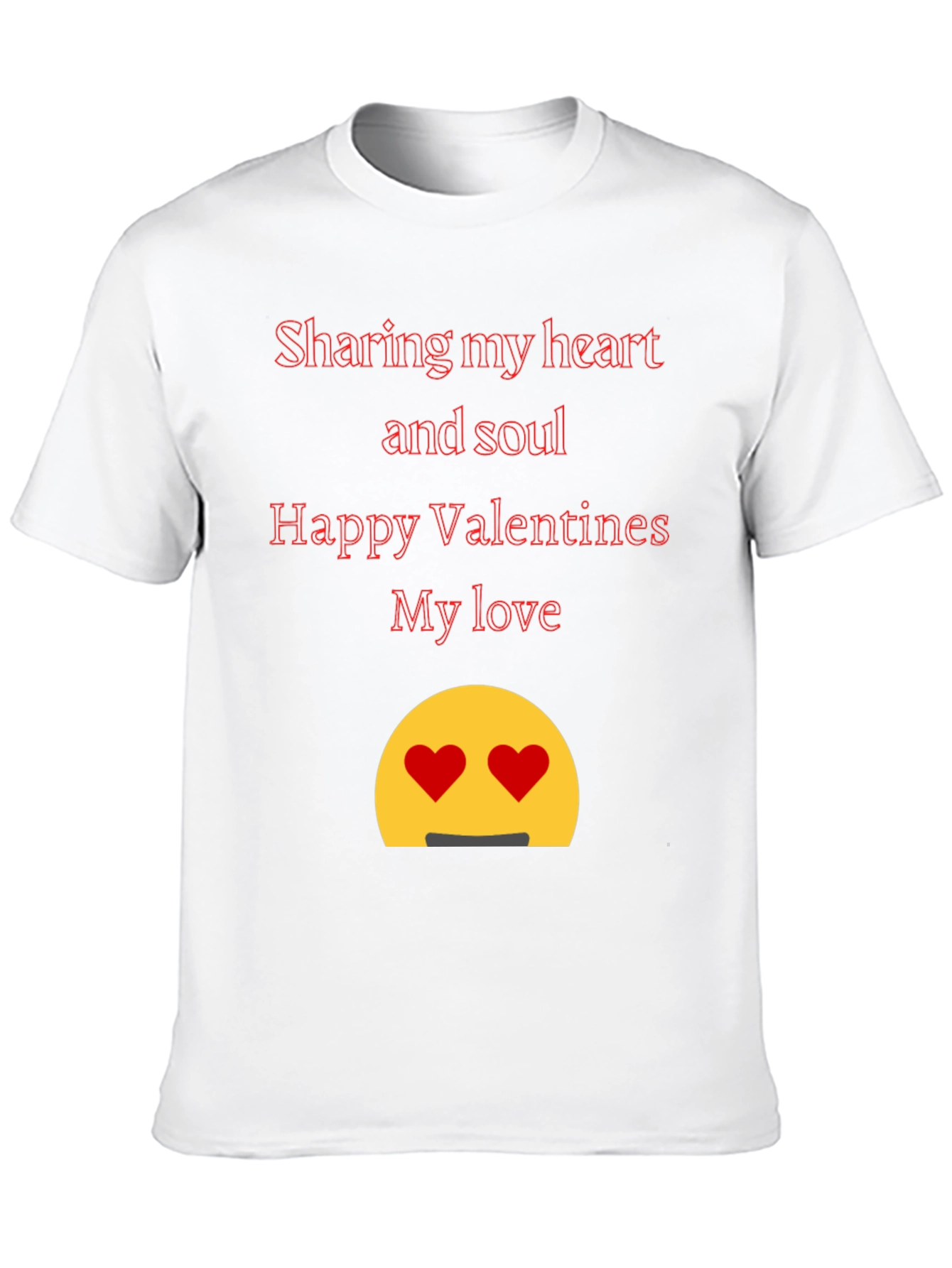Valentines Day Heart & Soul Black T-Shirt