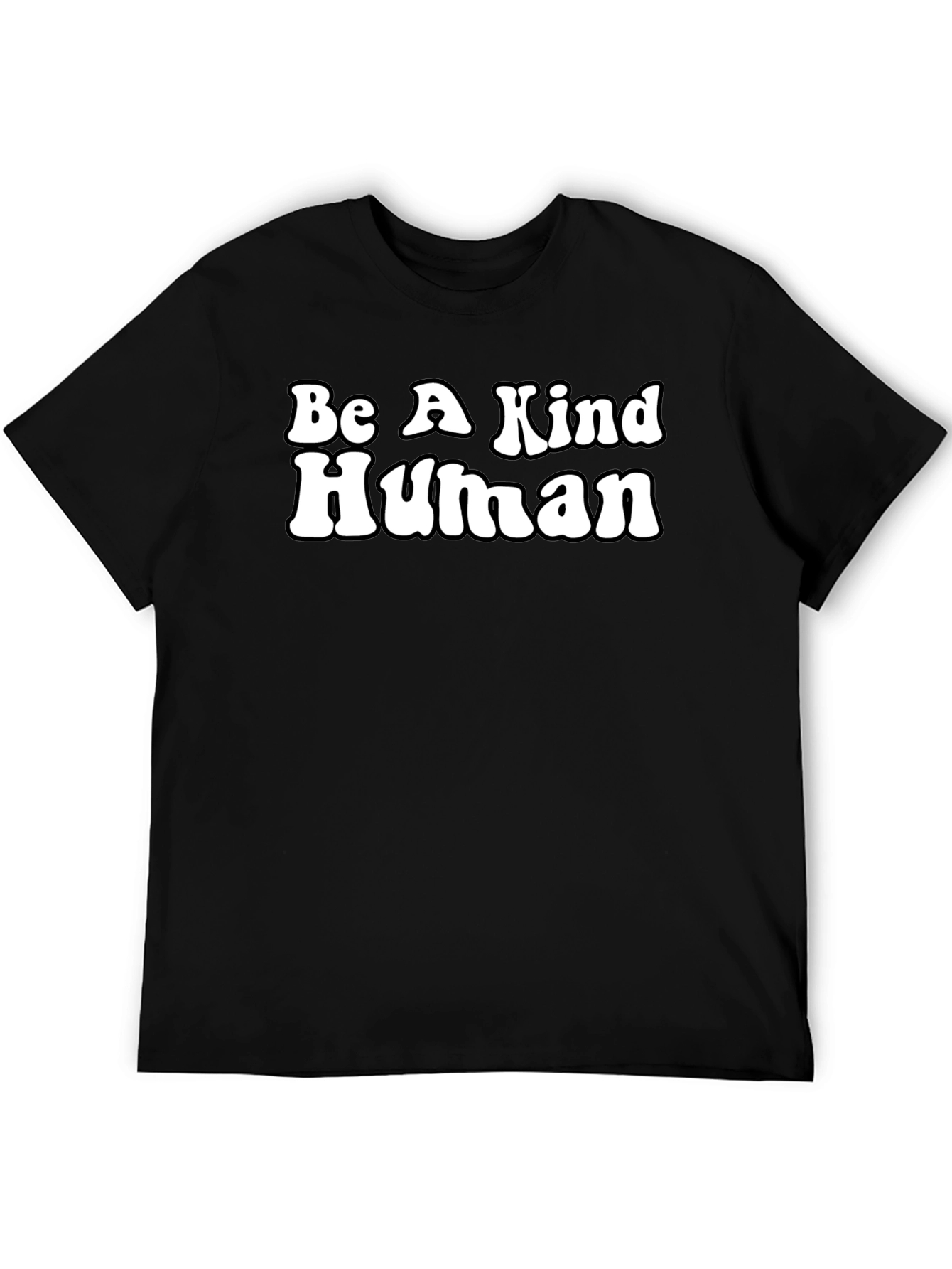 Be A Kind Human Graphic Tee - Black
